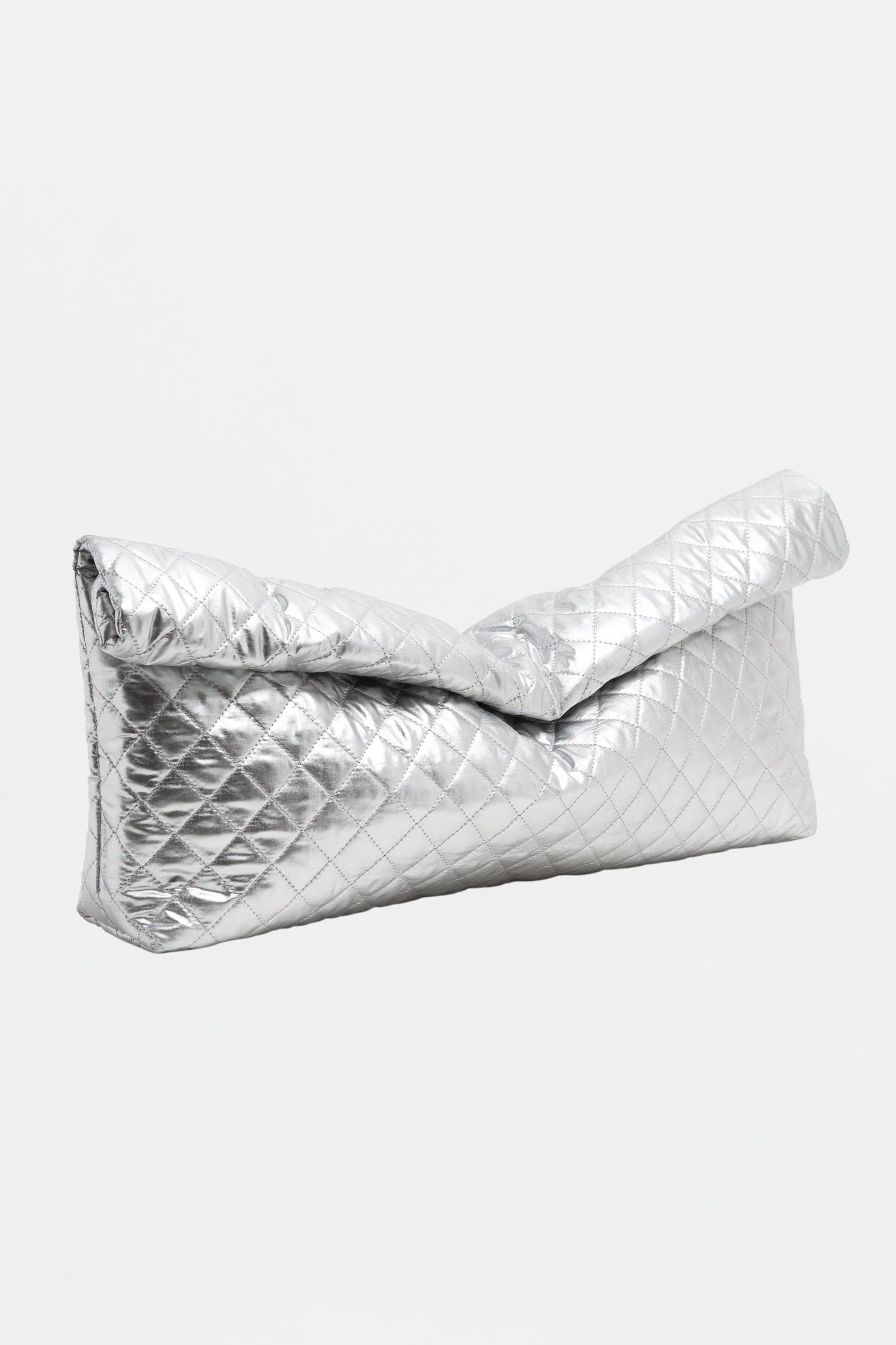 JULIA SKERGETH "The oversized clutch" silver