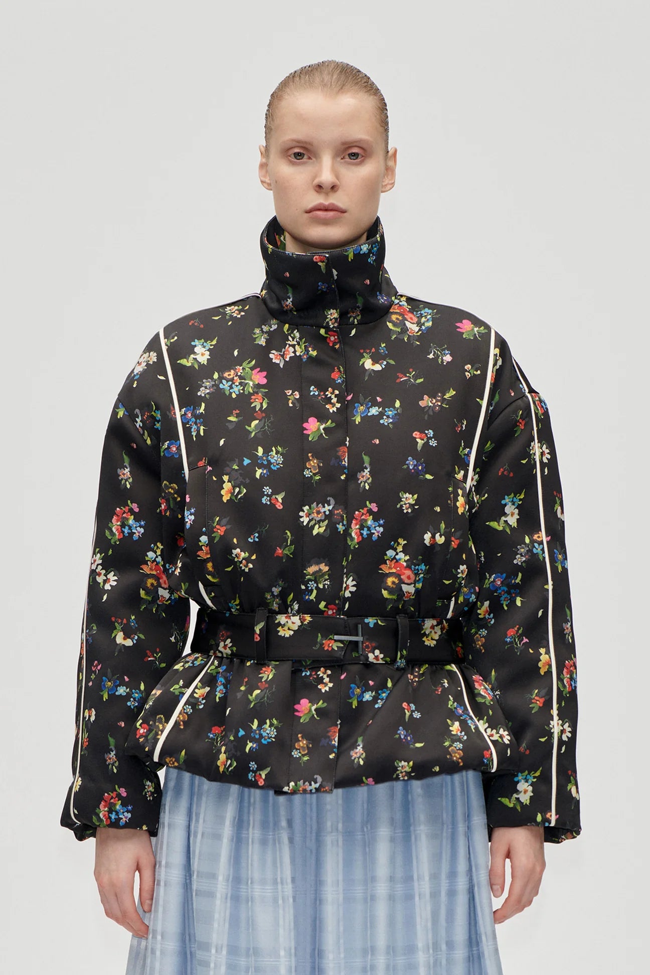 STINE GOYA Jacket "Cinched Aviator" Magnolia