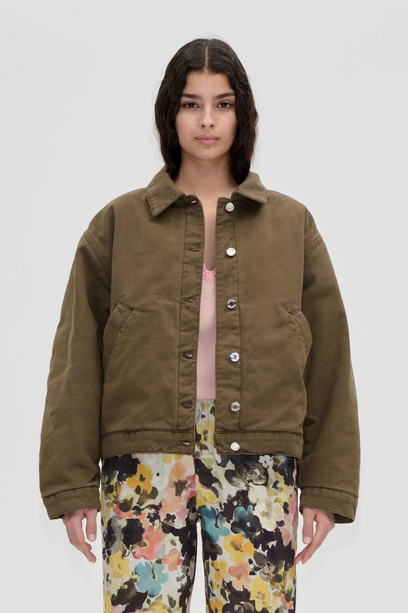 STINE GOYA Jacket "Ephemeral bloom" khaki