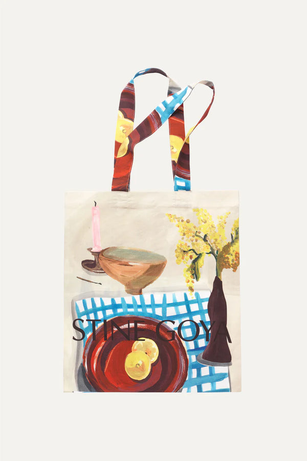 Stine Goya Tote Bag Lemons on a Plate