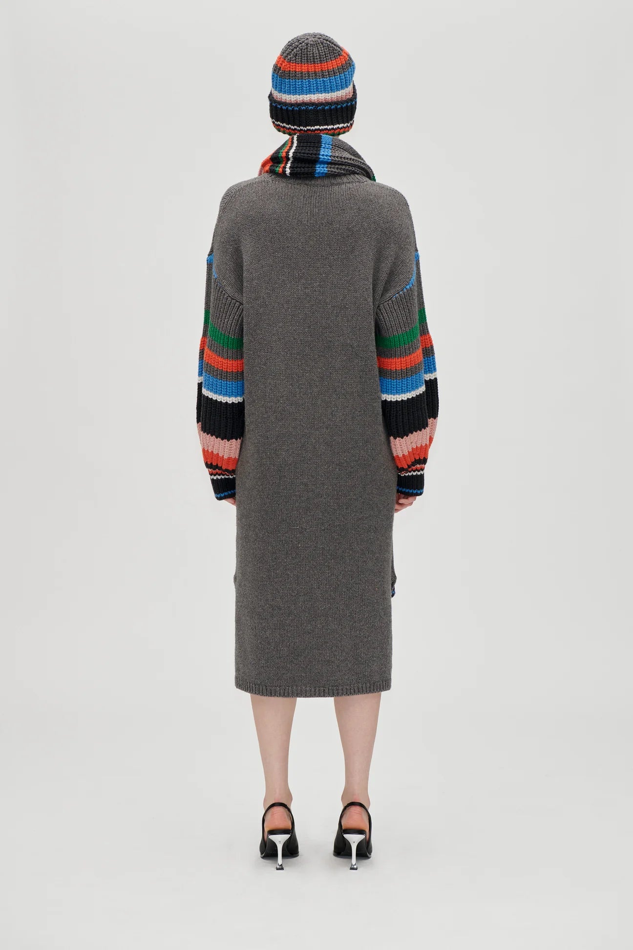 STINE GOYA Dress "Chunky cotton" grey