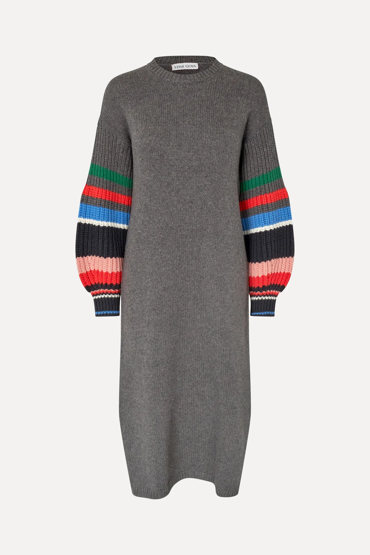 STINE GOYA Dress "Chunky cotton" grey