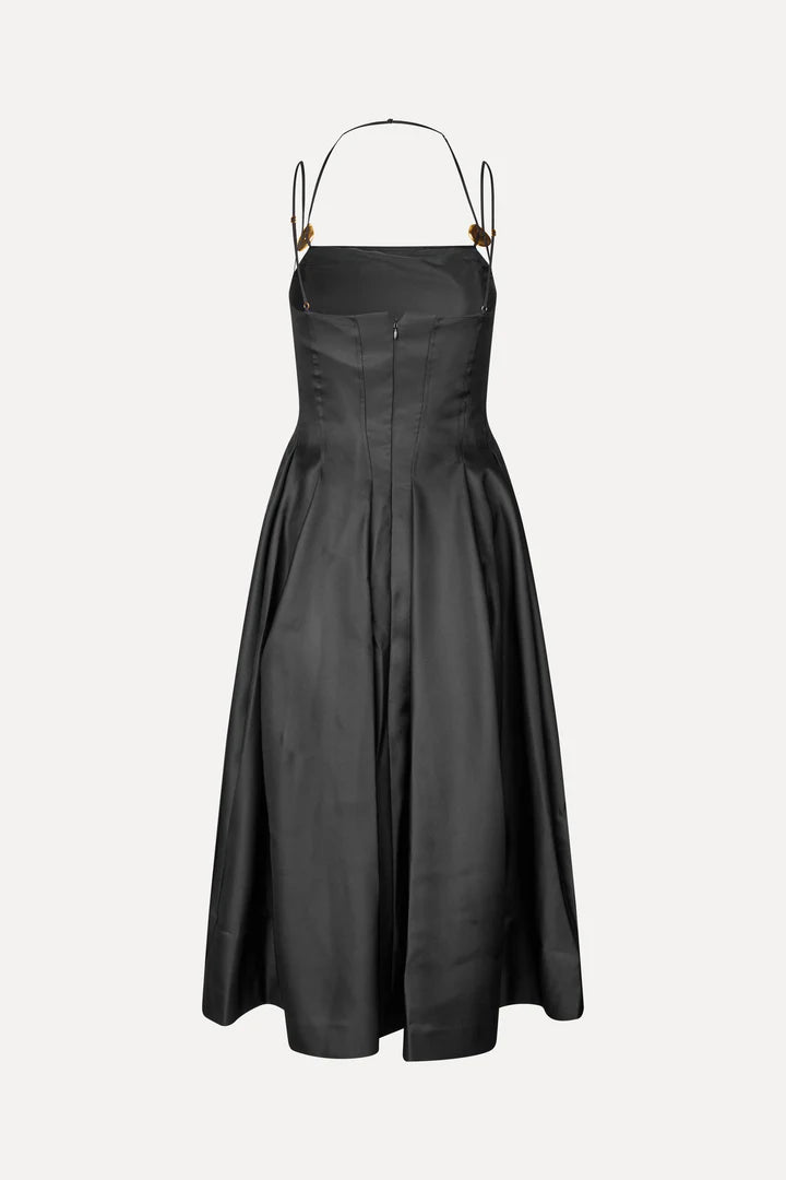 Stine Goya Dress Double Strap High Volume black