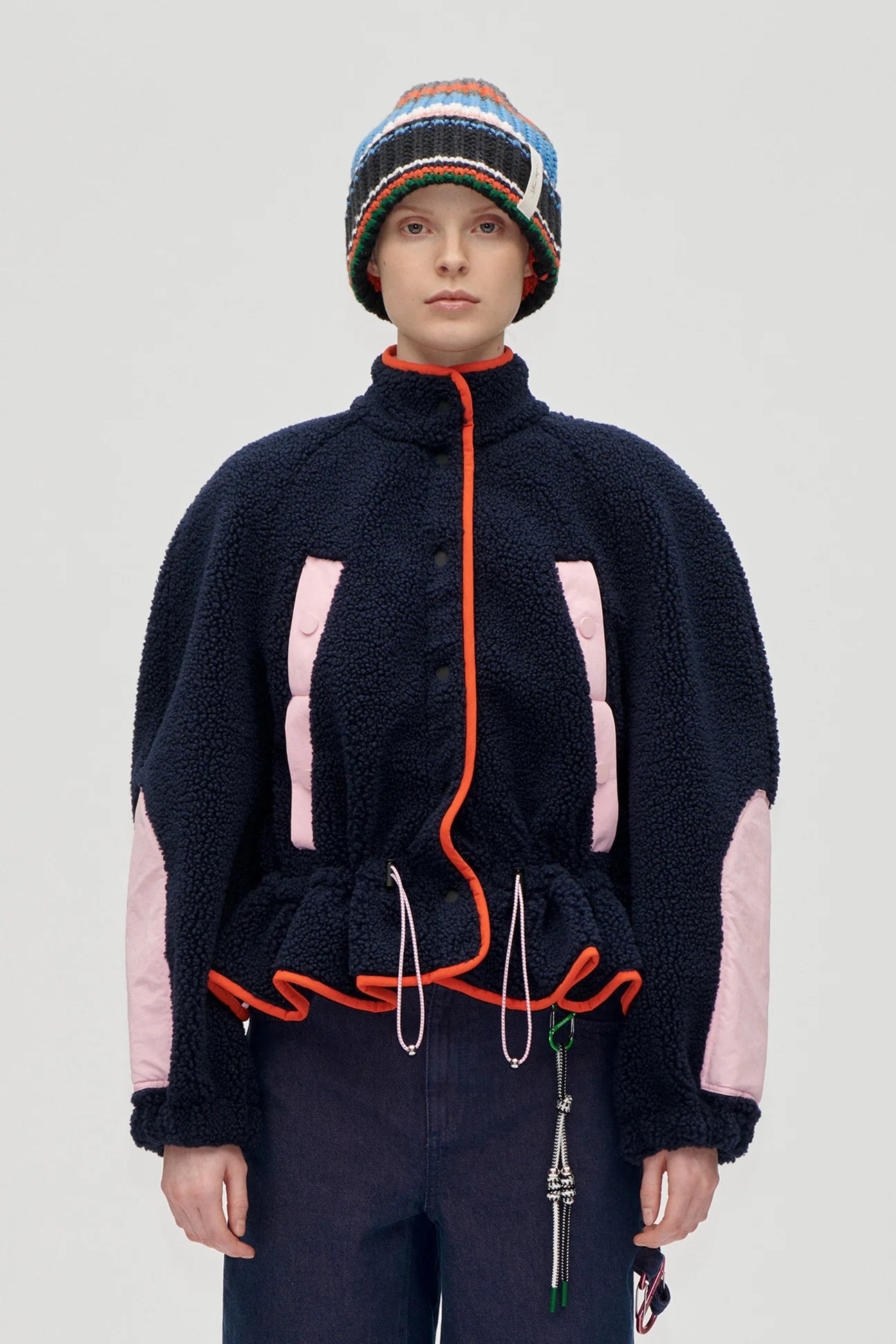 STINE GOYA Shoulder Gathered Jacket Black Iris
