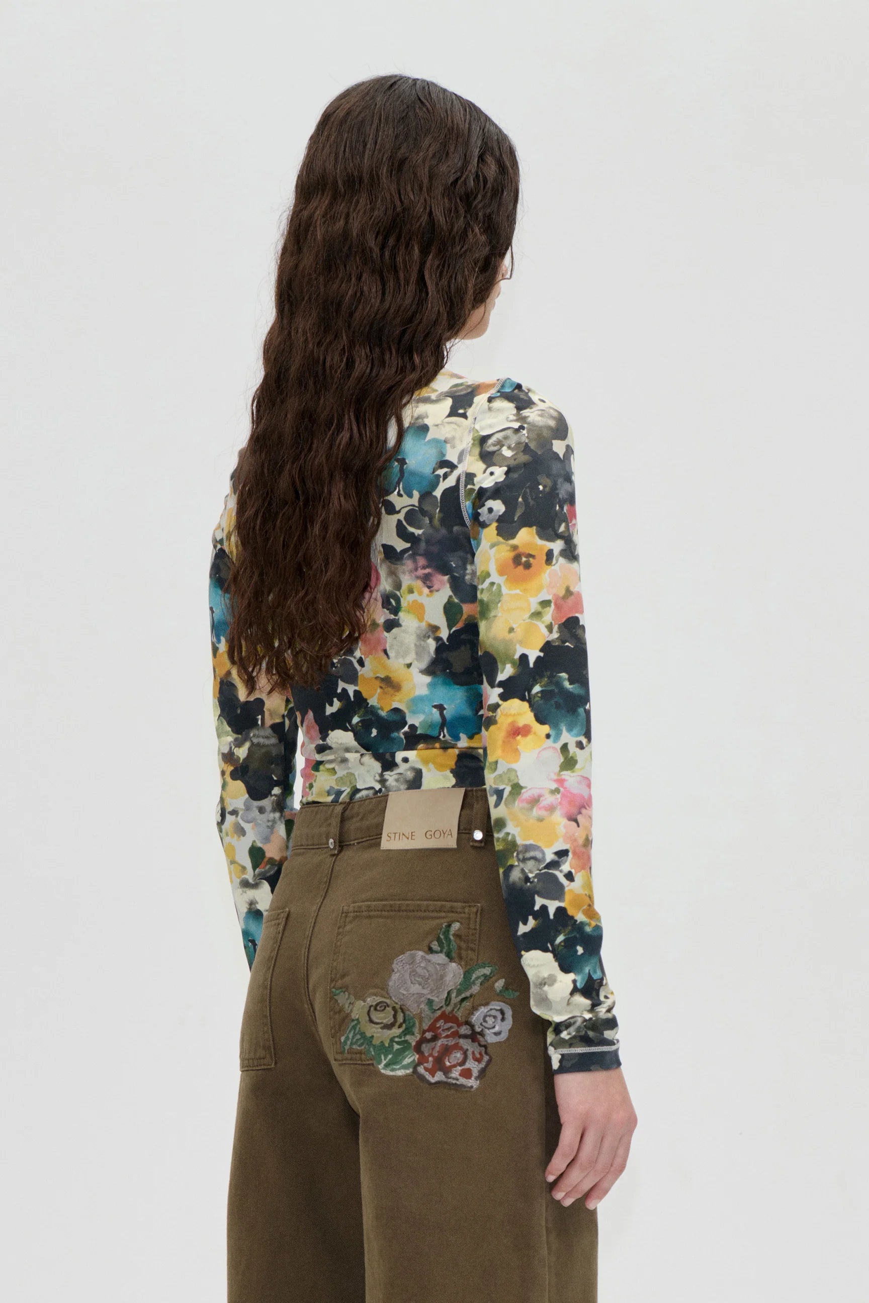 STINE GOYA Longsleeve "Echoes in flowers"