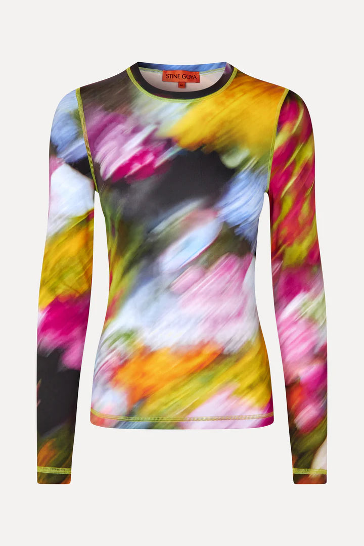 Stine Goya Long Sleeve Liquid Floral