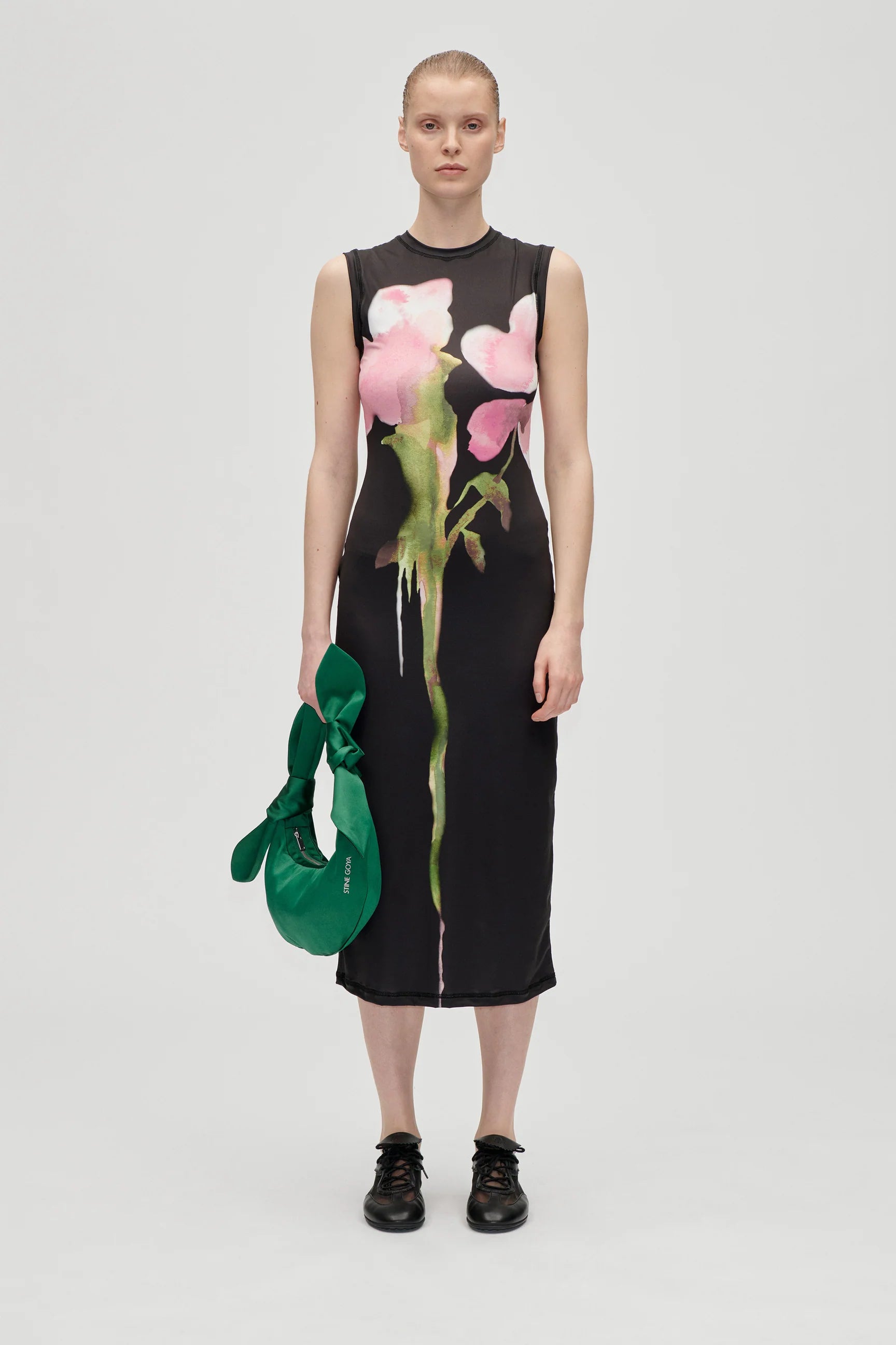 STINE GOYA Dress melting flowers