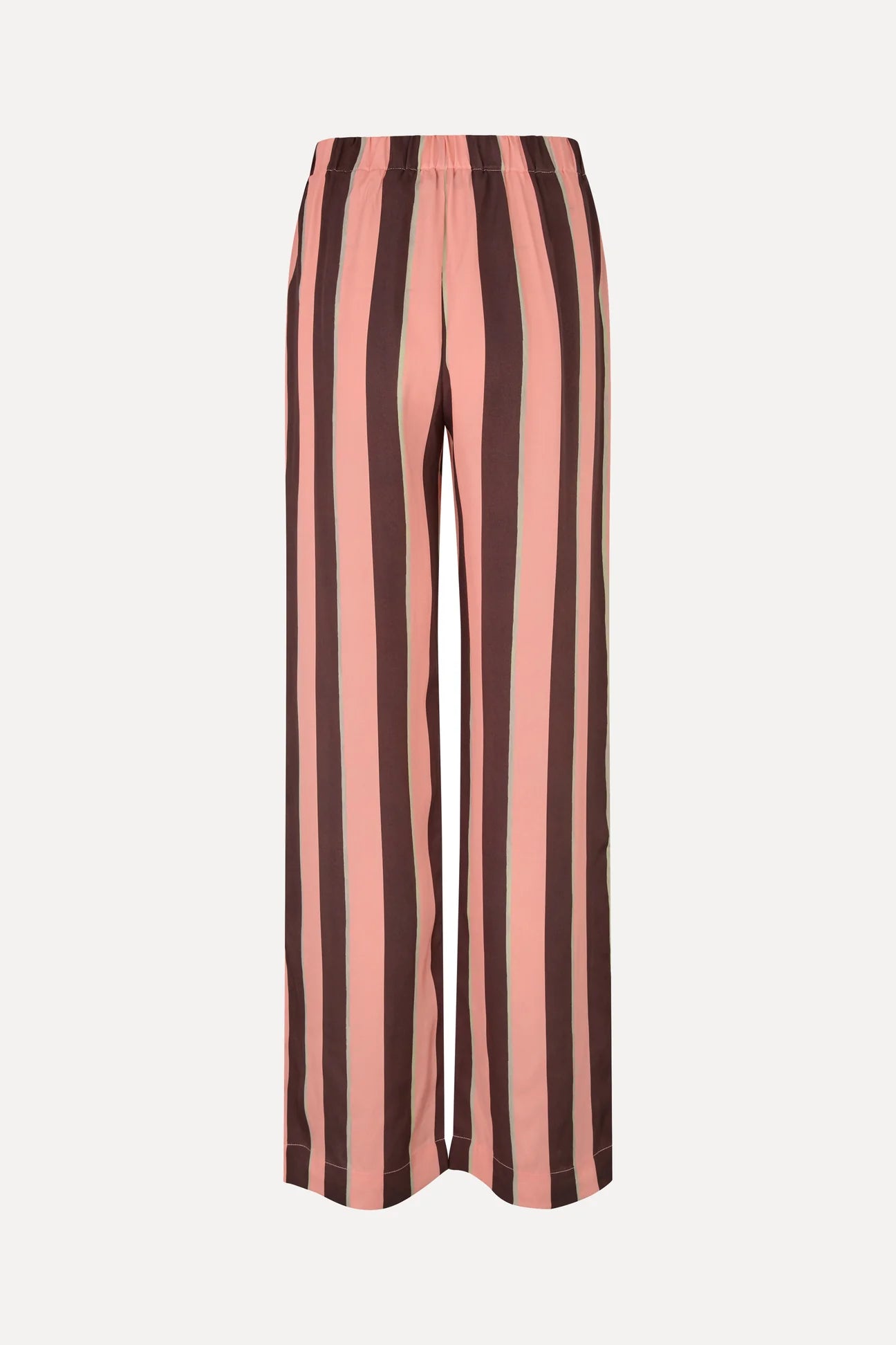 STINE GOYA Pants "Rosewood mint stripes"