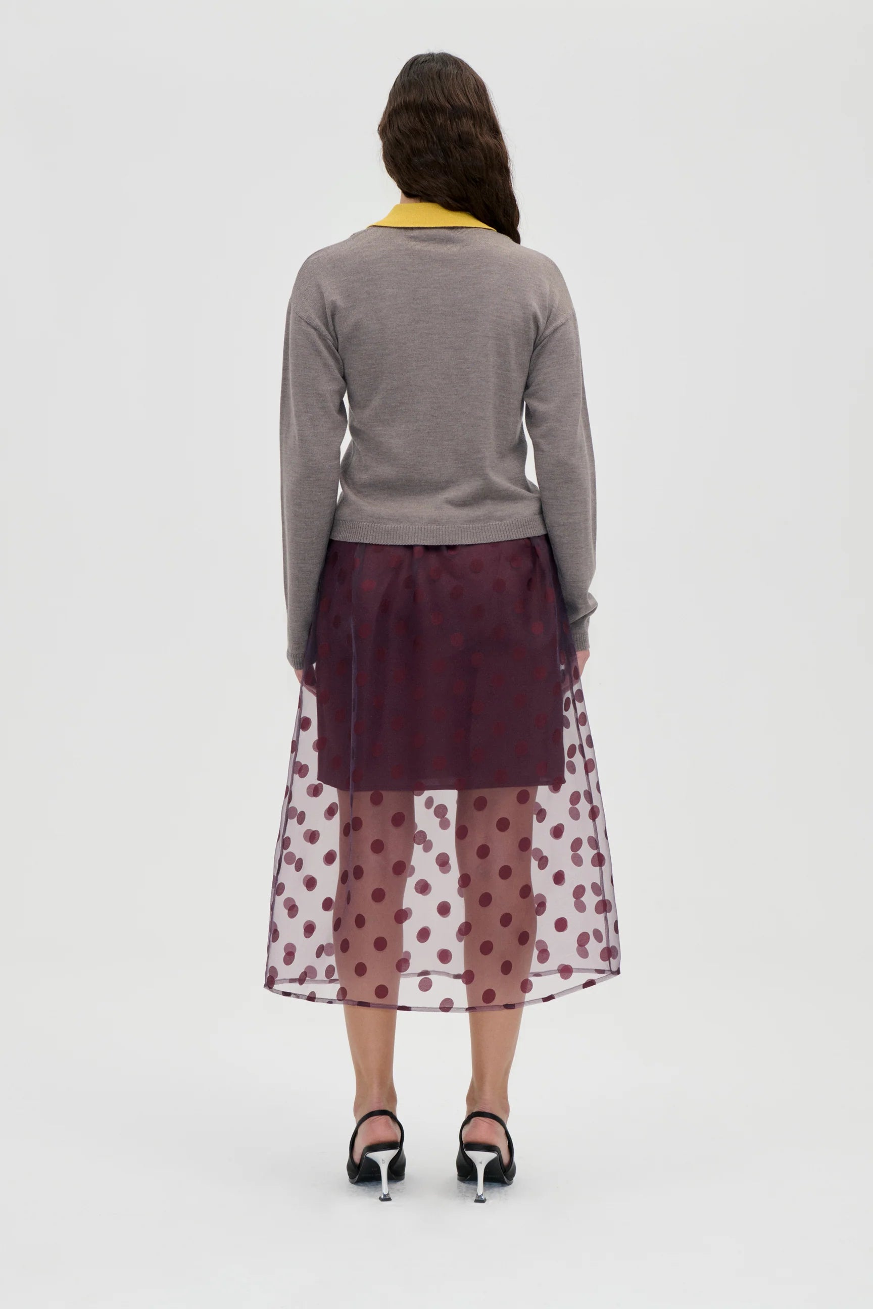 STINE GOYA Skirt "Polka" bordeaux