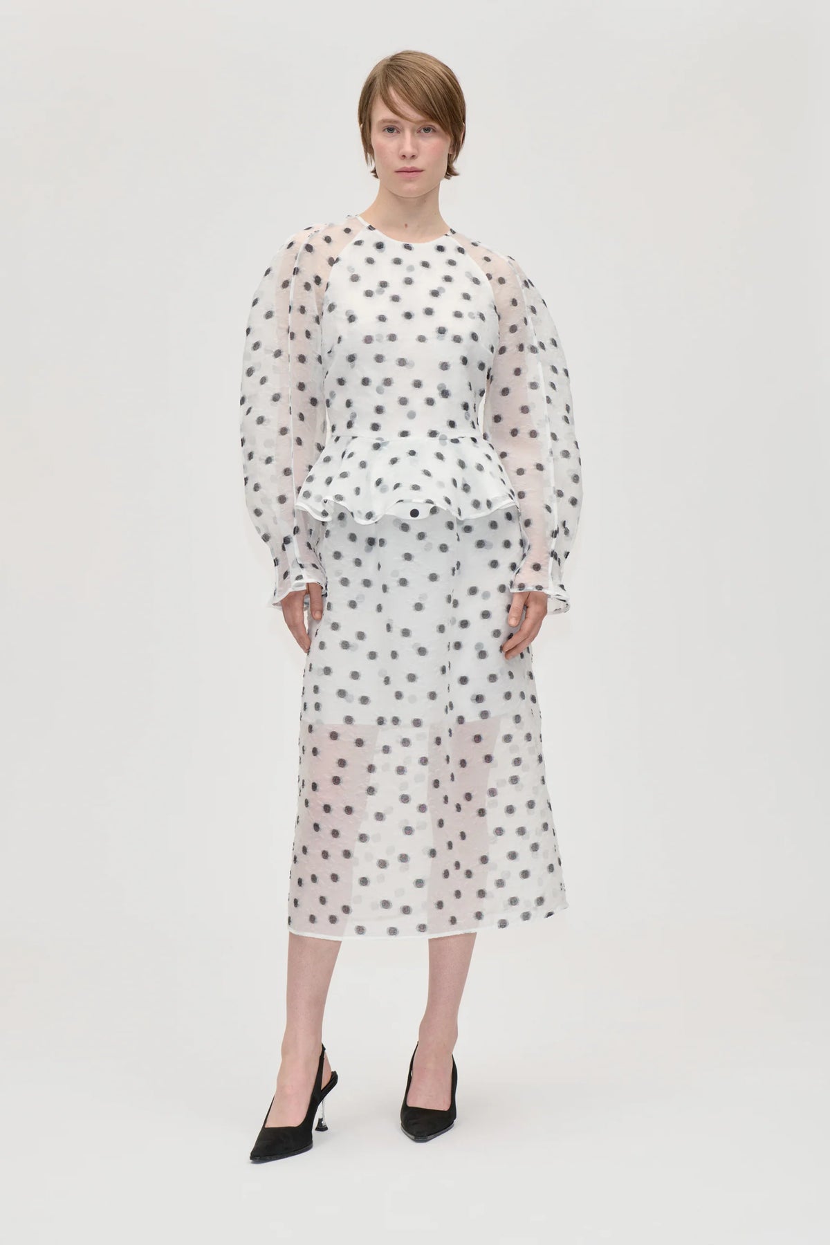 STINE GOYA Skirt "Flower polka dot"