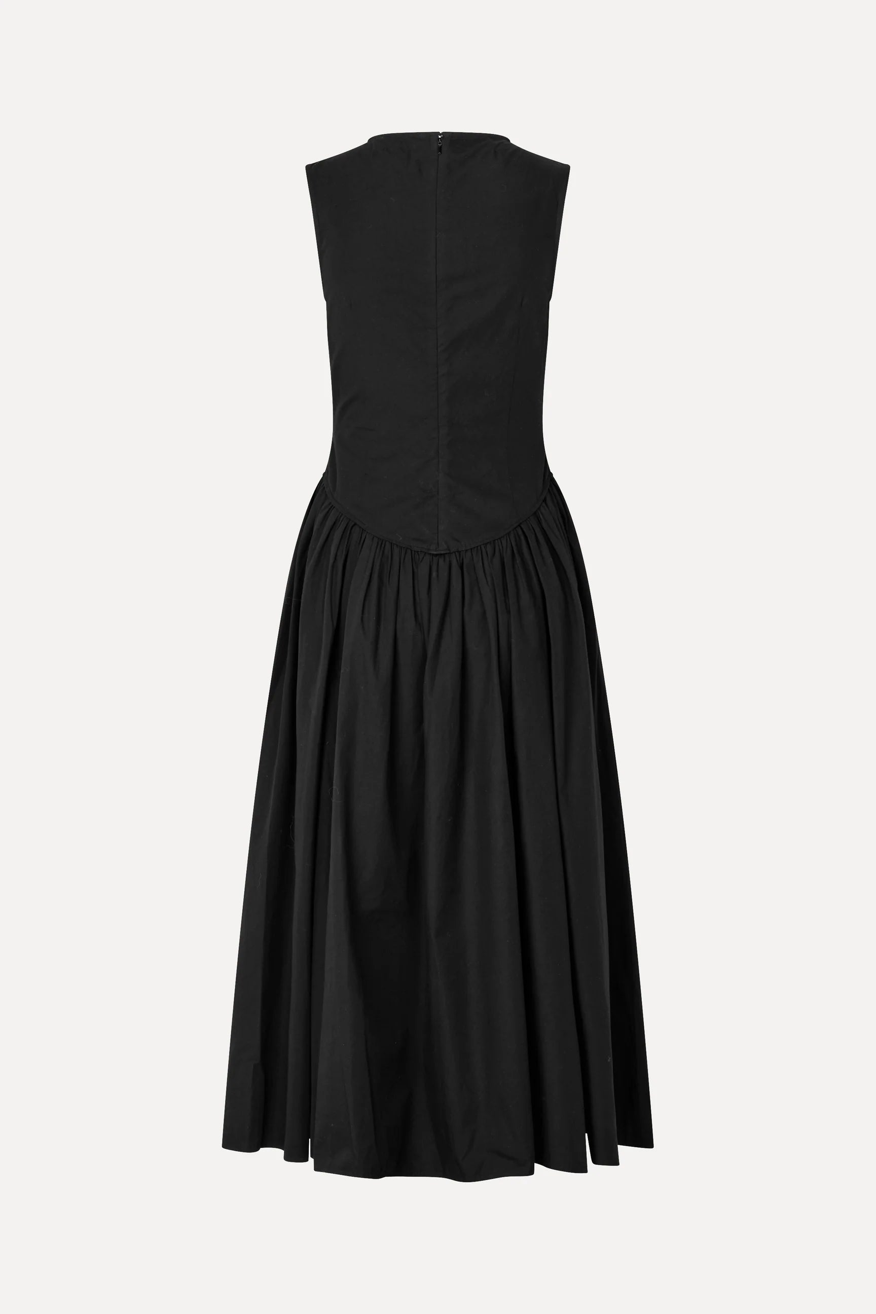 STINE GOYA Midi dress embroidered, broderie anglaise