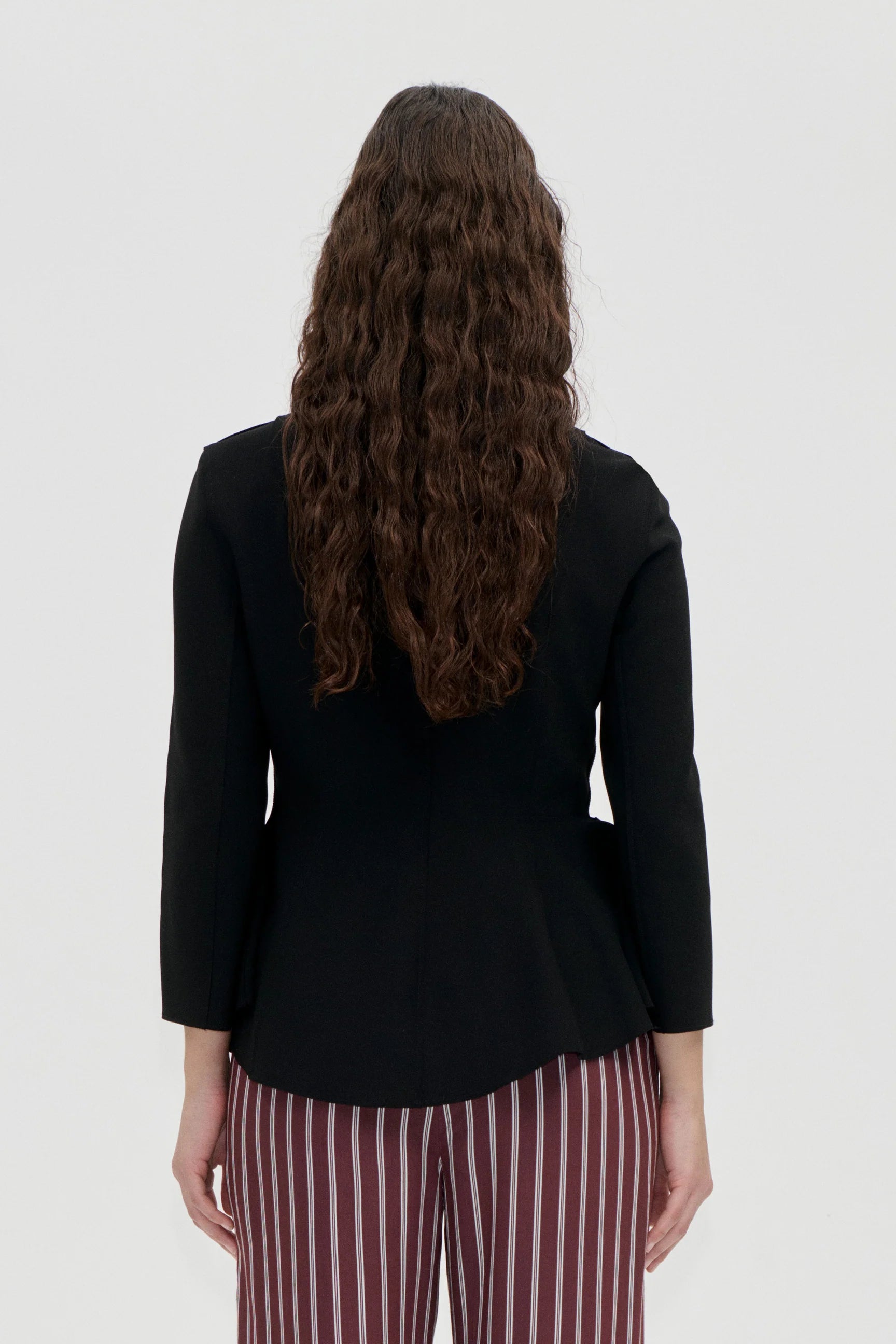 BOBO CHOSES Jacket "Flared button up" black