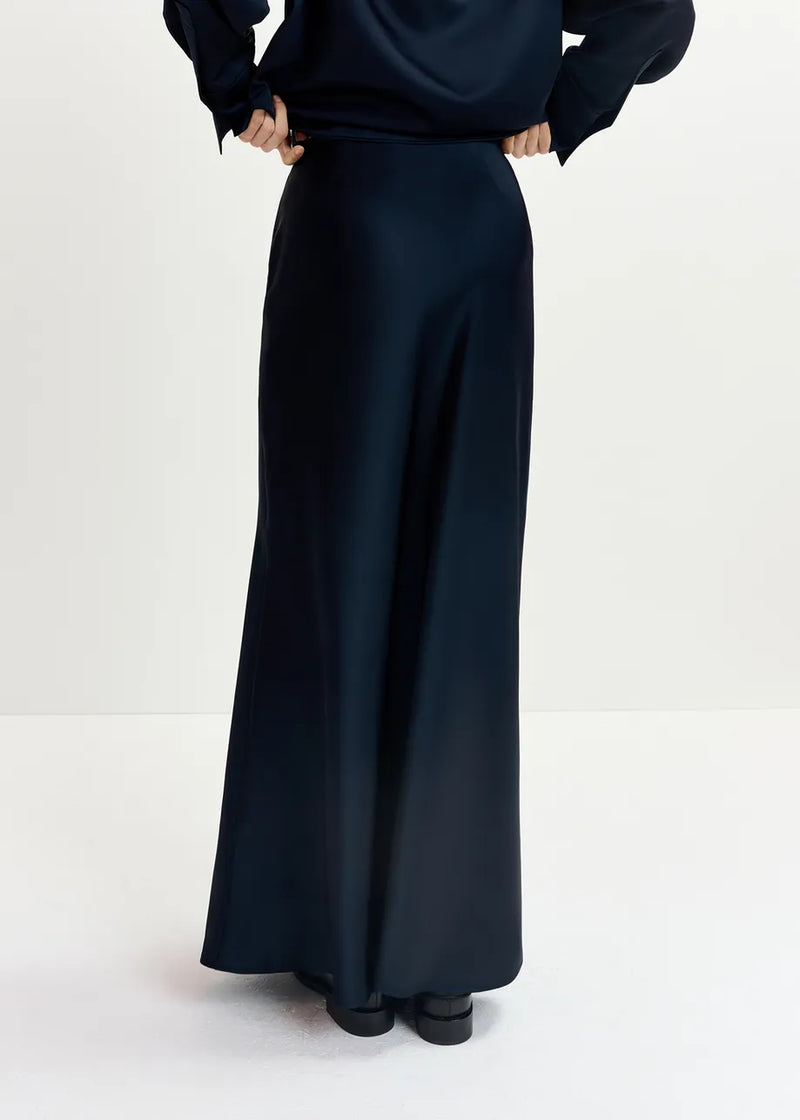 Essentiel Antwerp Skirt Giada navy satin