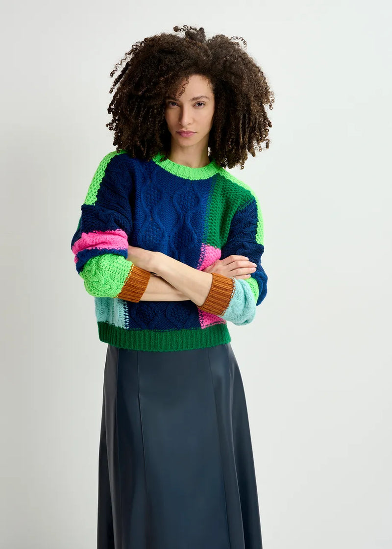 Essentiel Antwerp Pullover Girlcrush blue pink