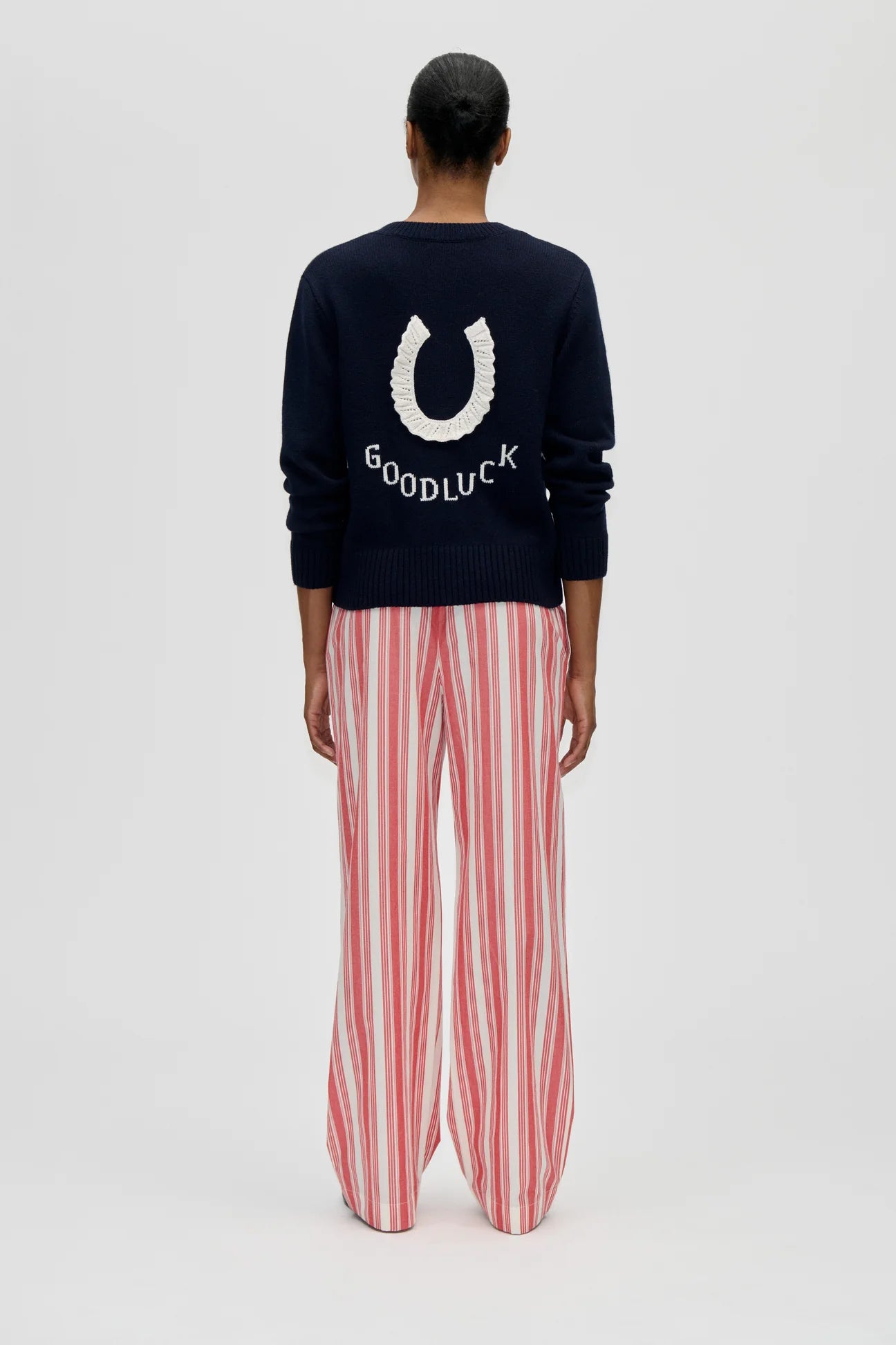 STINE GOYA Pants "Gathered Boxer" scarlet trot