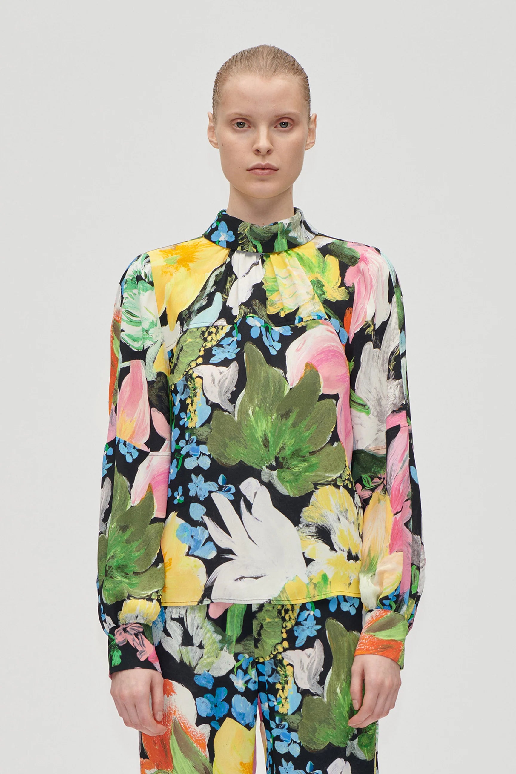 STINE GOYA Blouse "Flowers under the sun"