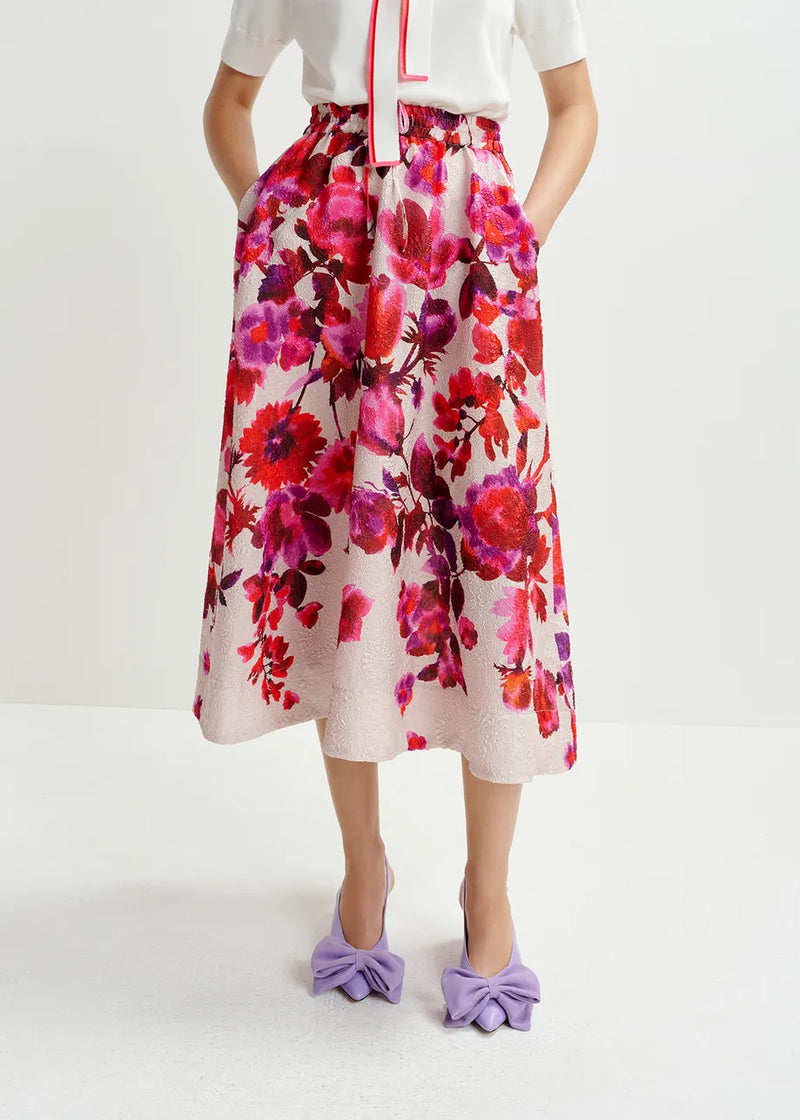 Essentiel Antwerp Skirt "Harbour" pink roses