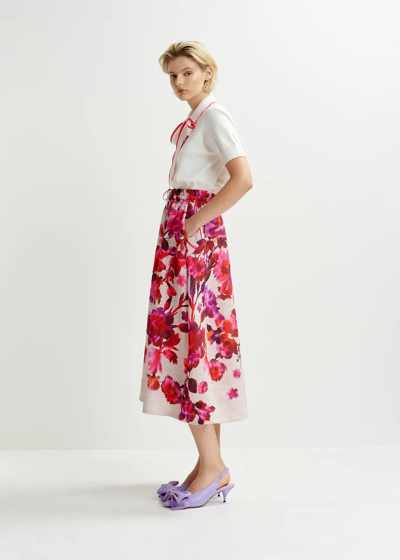 Essentiel Antwerp Skirt "Harbour" pink roses