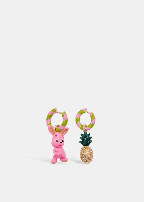 Essentiel Antwerp Earrings Helga  pineapple and bunny