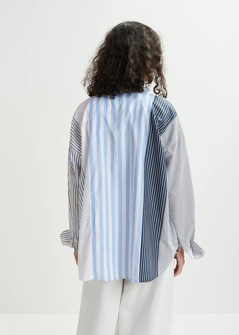 Essentiel Antwerp Shirt Blouse "Hemix" blue stripes