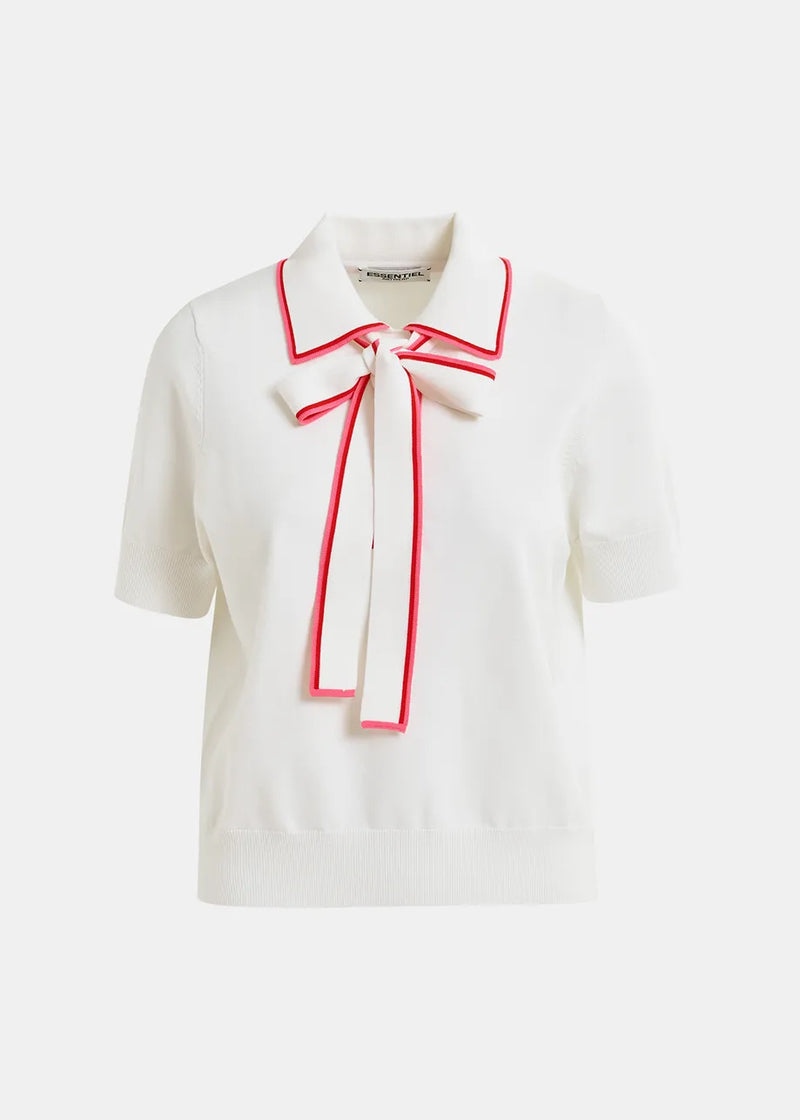 Essentiel Antwerp Polo "Hight" white pink