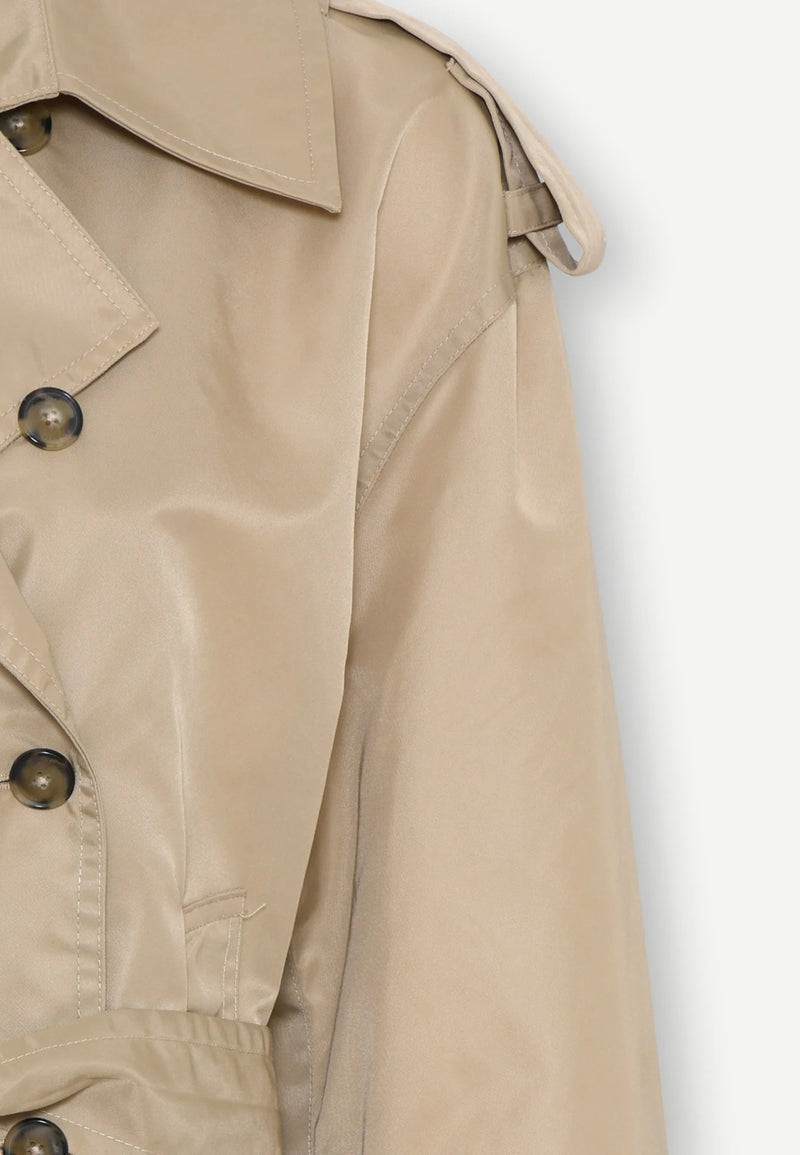 Herskind Short Trench Jacket Lusia creamy