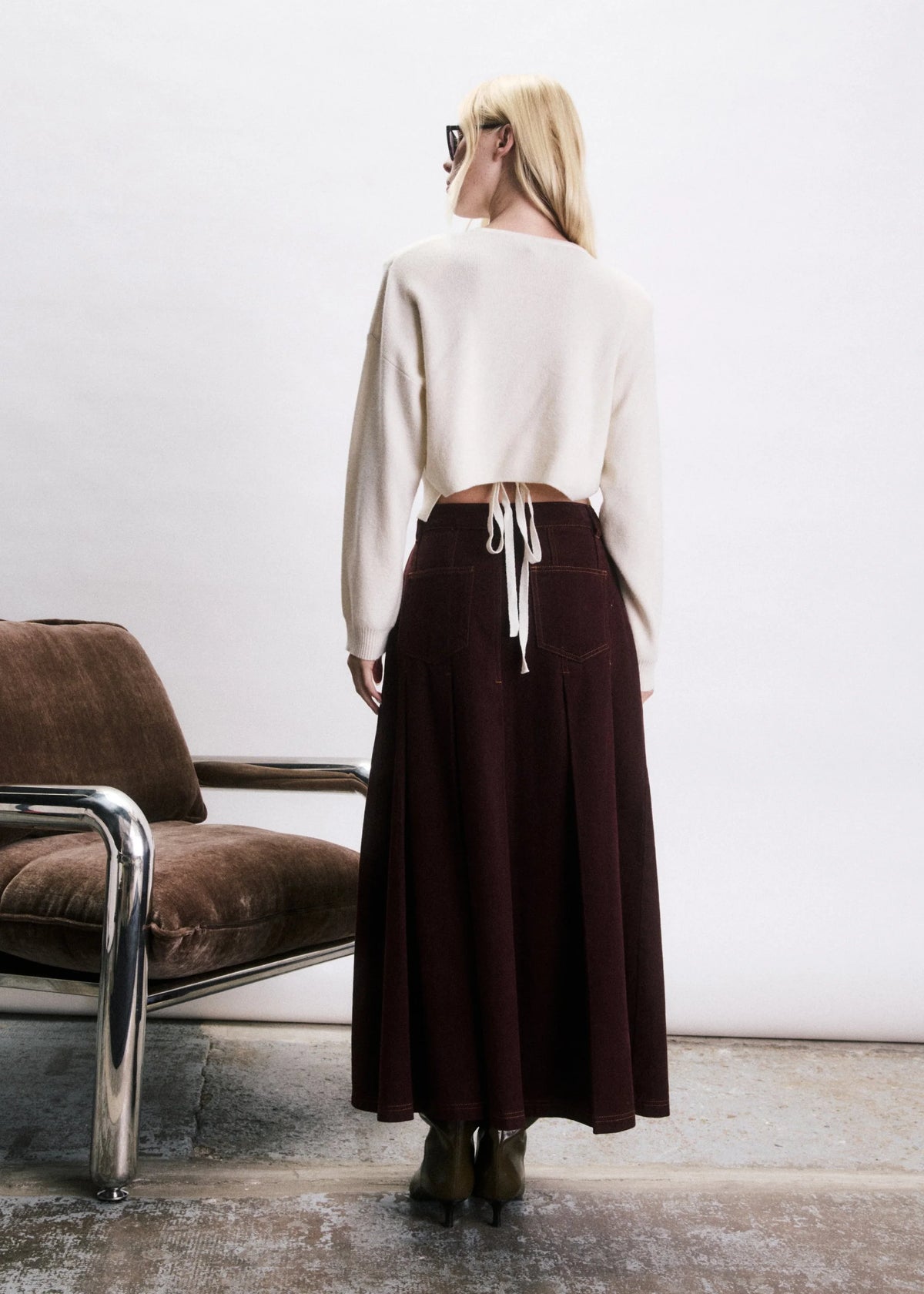 JIJI Skirt "Kai" bordeaux