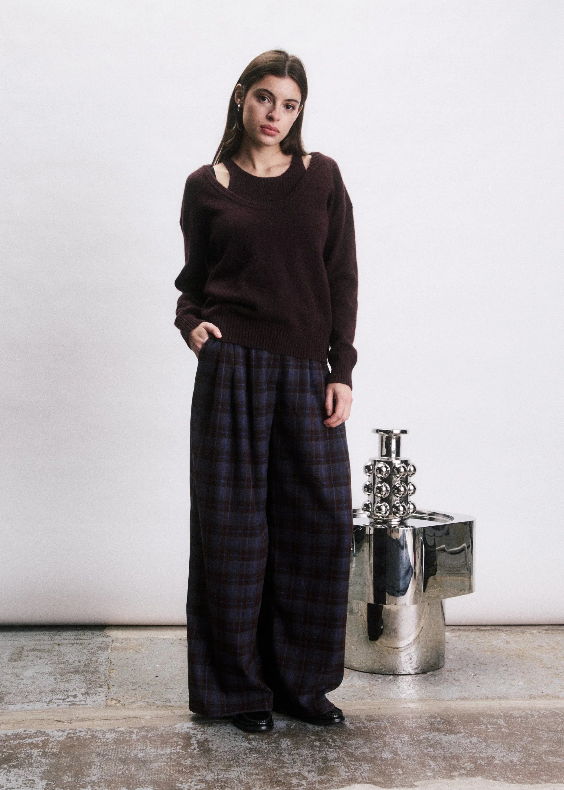 JIJI Pants "Miguel" bordeaux