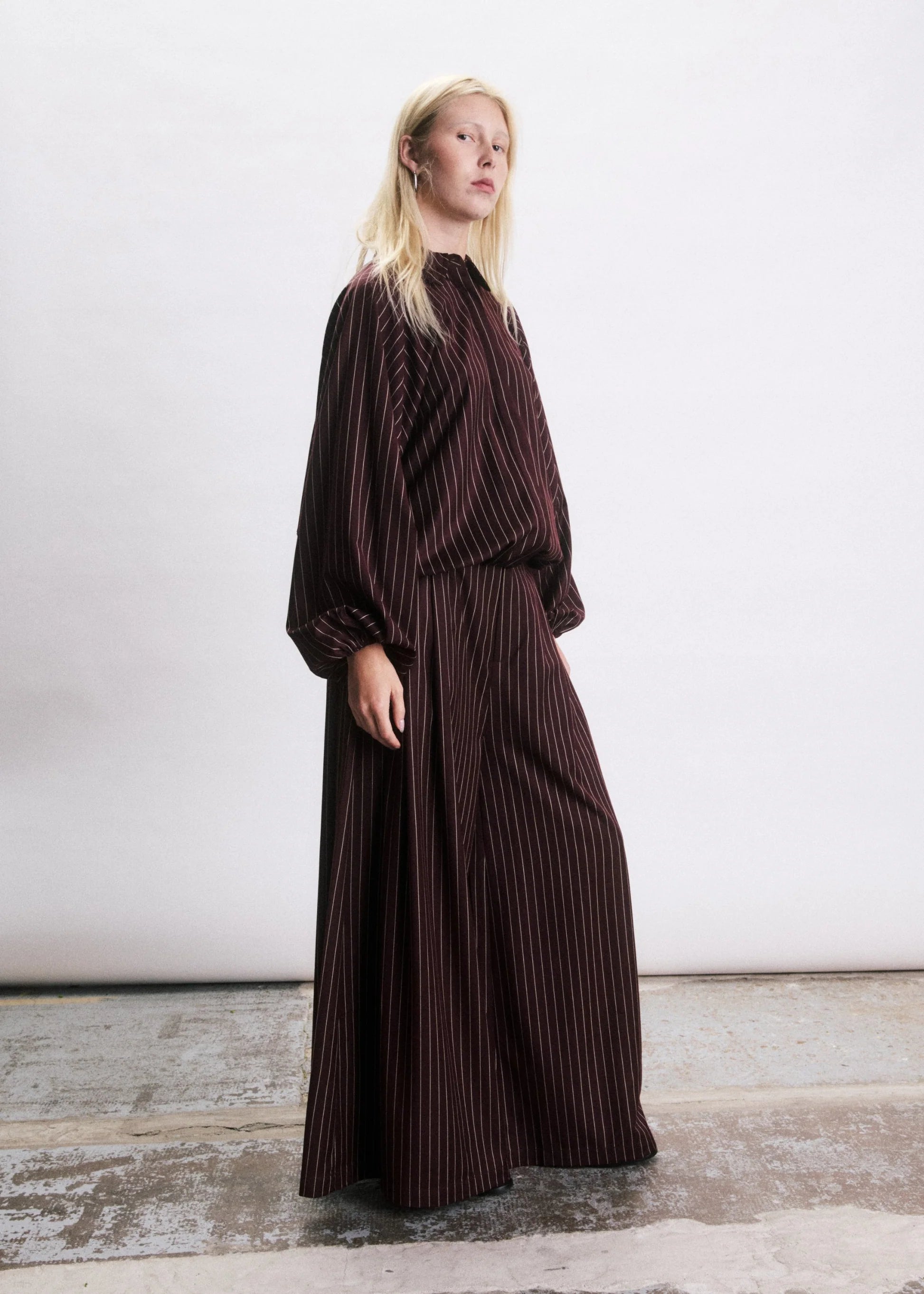 JIJI Blouse "Omar" bordeaux