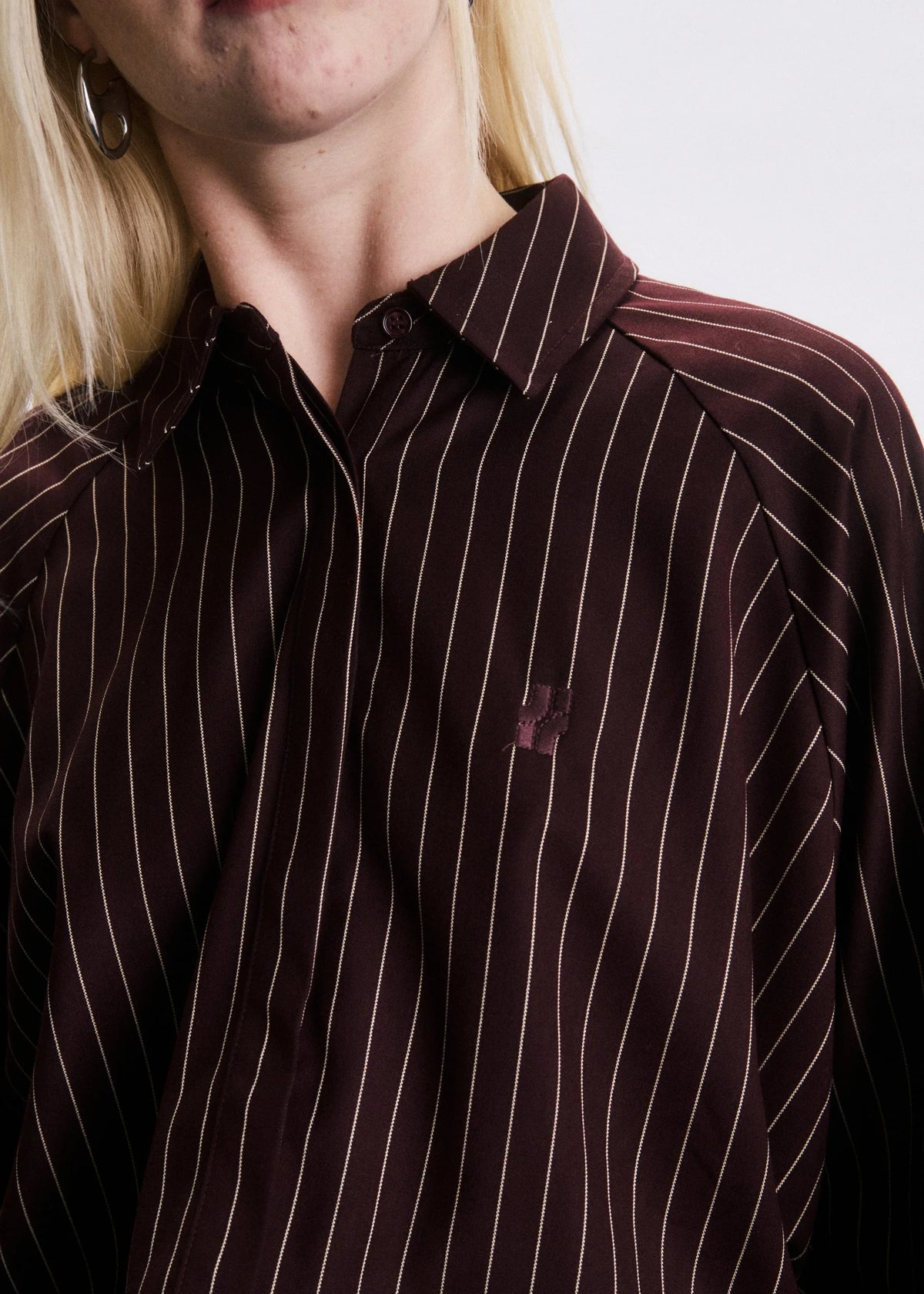 JIJI Blouse "Omar" bordeaux