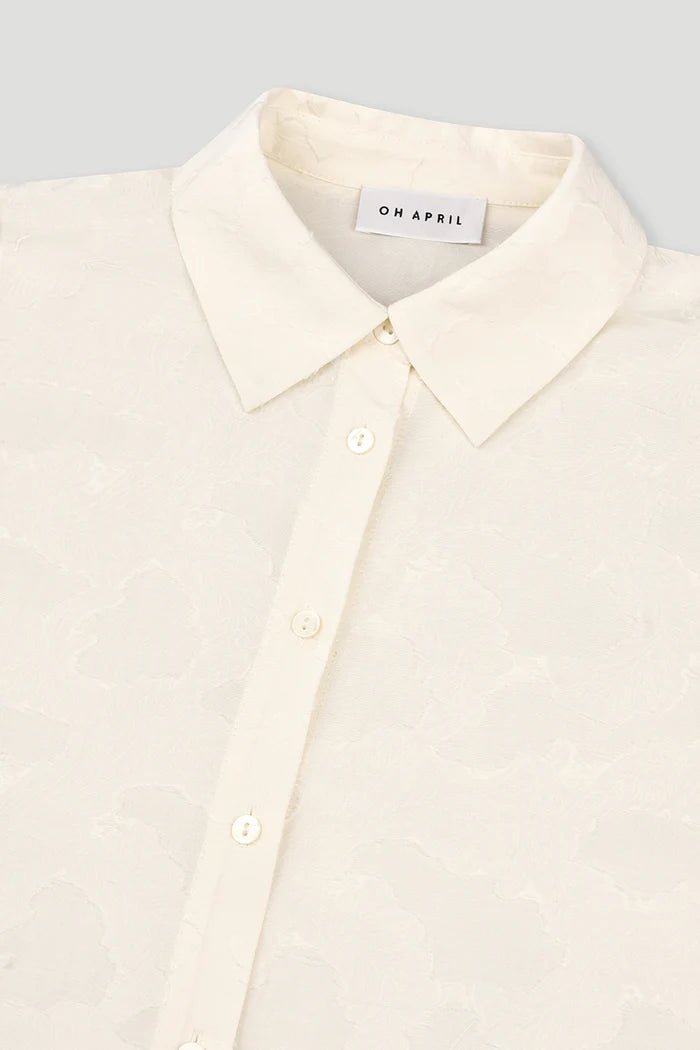 Oh April Blouse "Lah" Vanilla