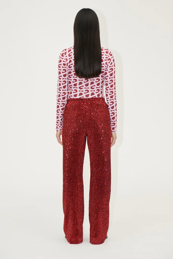 Stine Goya Long Pants Bordeaux