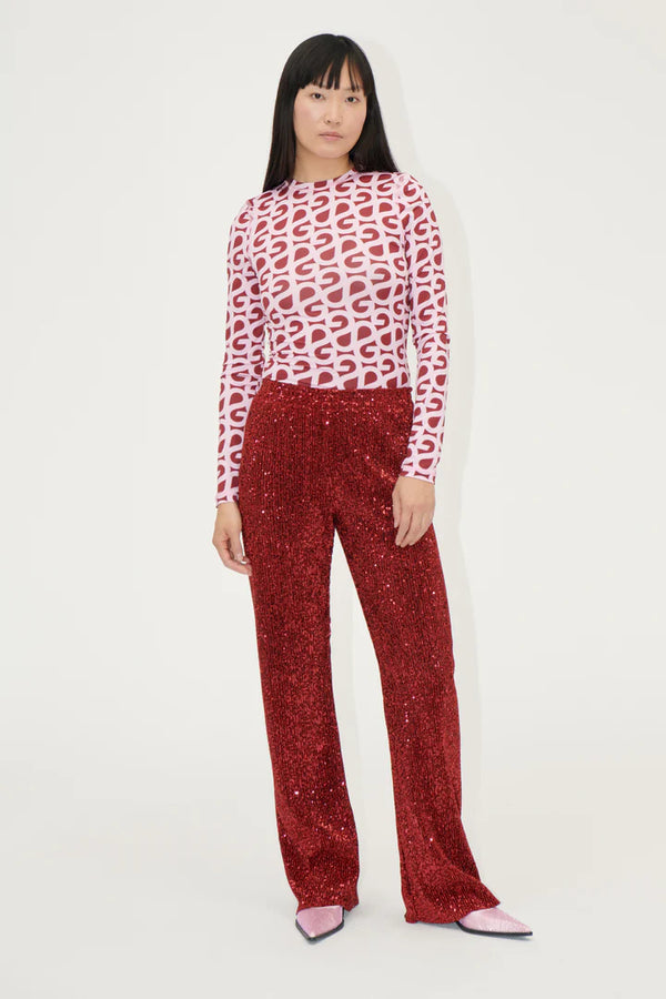 Stine Goya Long Pants Bordeaux