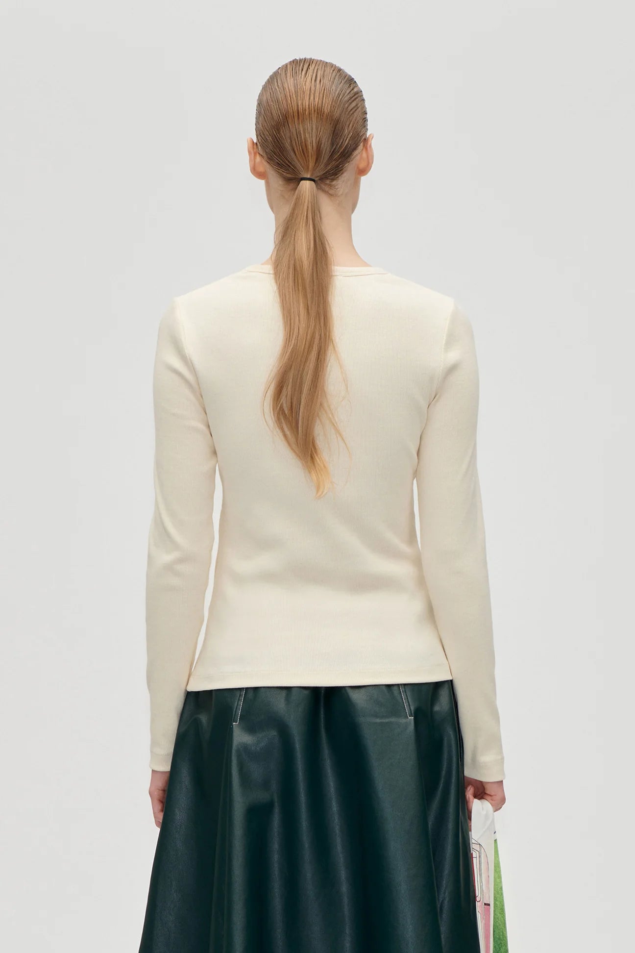 STINE GOYA Longsleeve "Carabiner" White