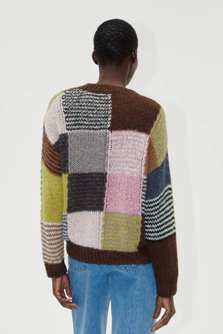 Stine Goya Pullover Jumper Multi Checks