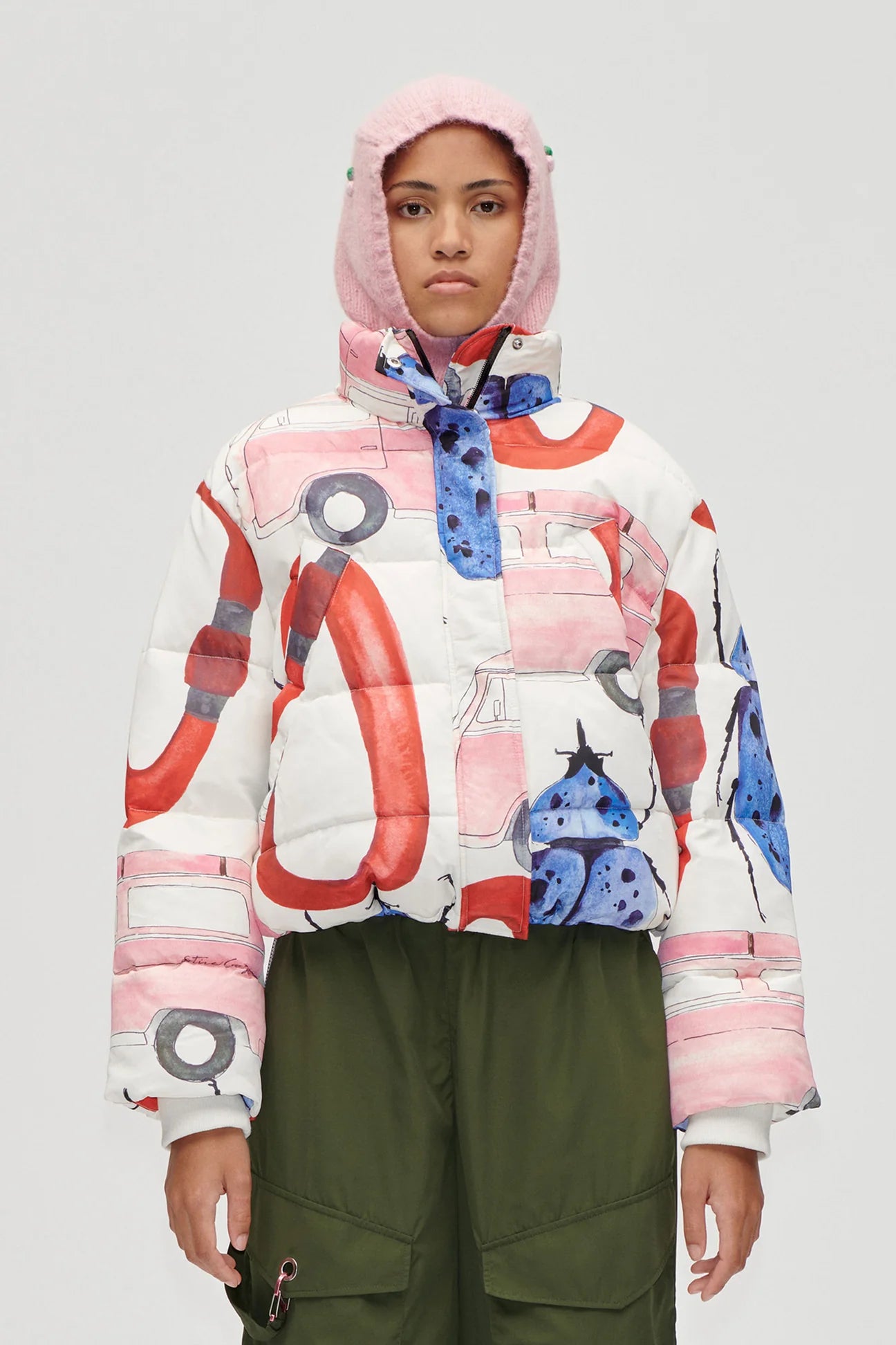 STINE GOYA Puffer Jacket "Camp Stine Goya"