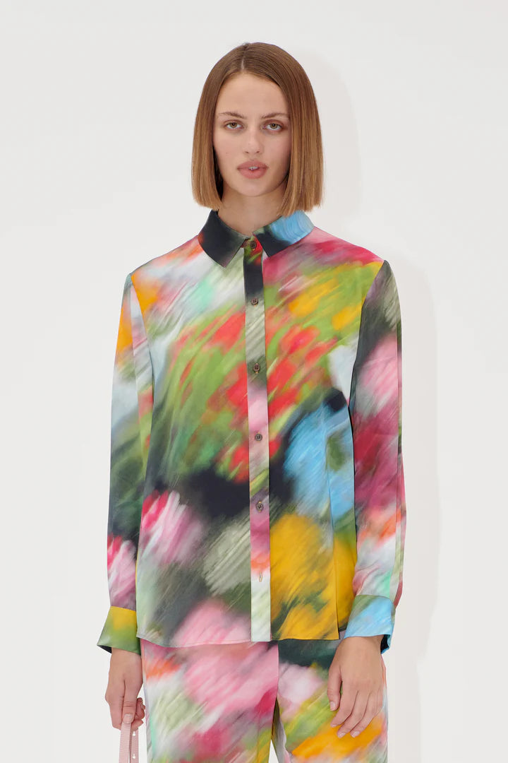 Stine Goya Blouse Shirt Liquid floral