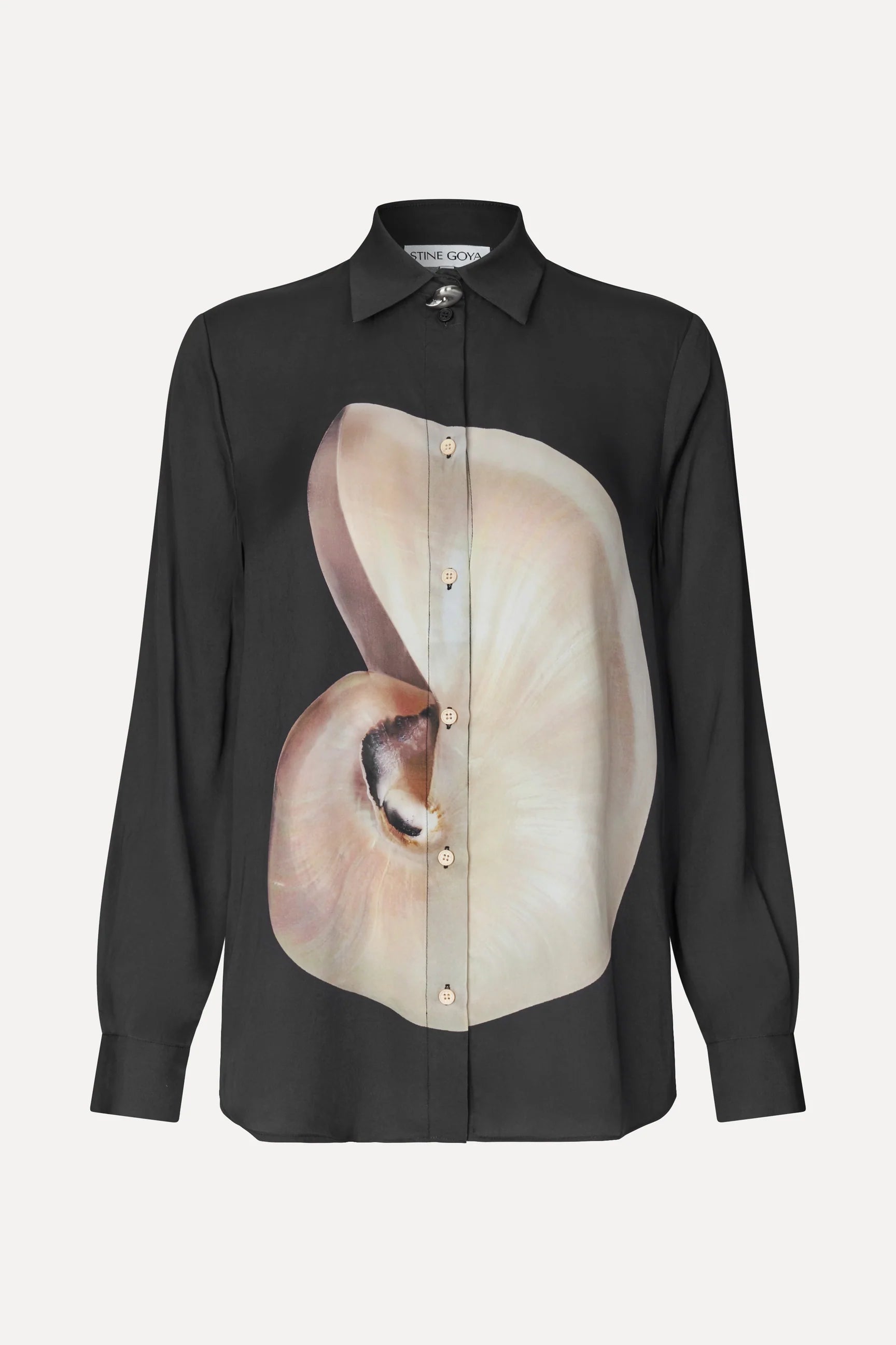 STINE GOYA Shirt "Pearl of Order" black