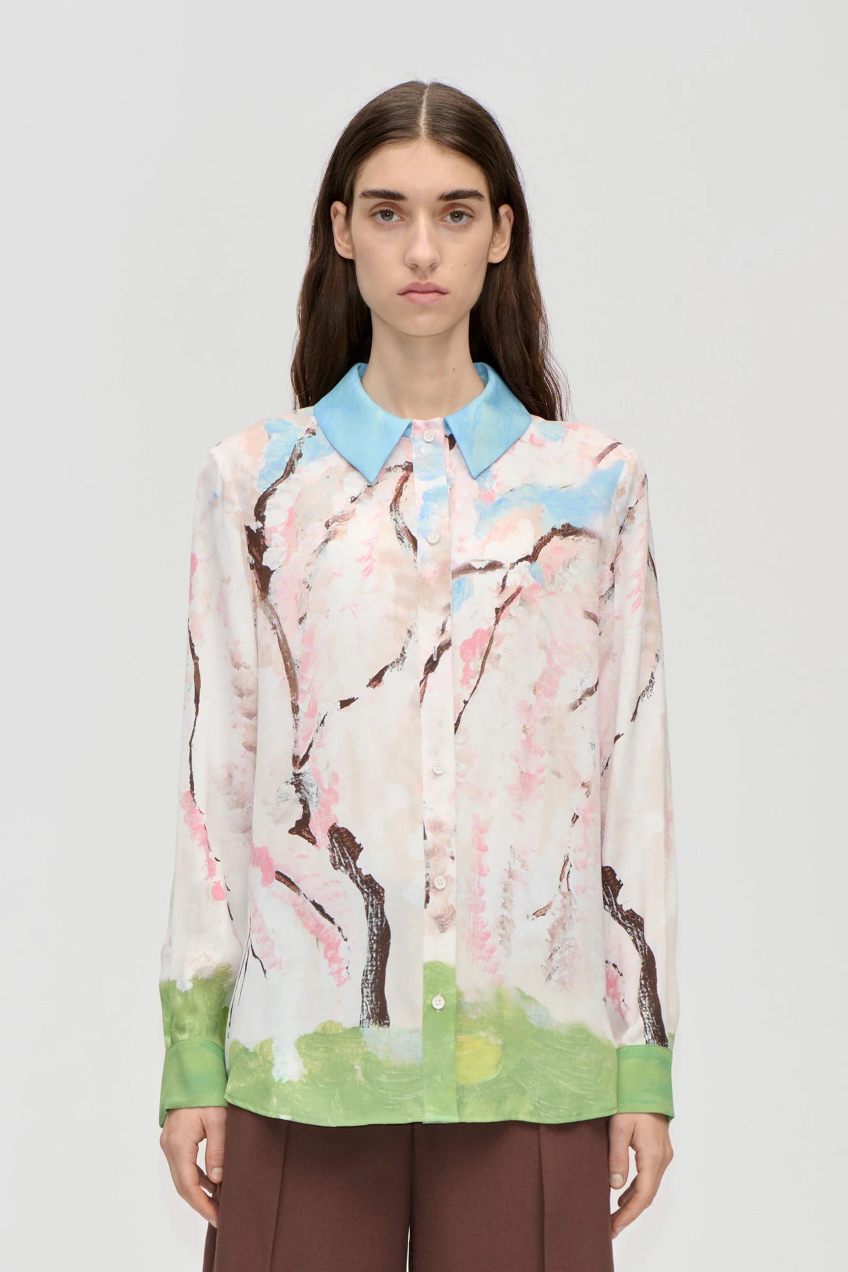 STINE GOYA Shirt "Cherry Blossom"