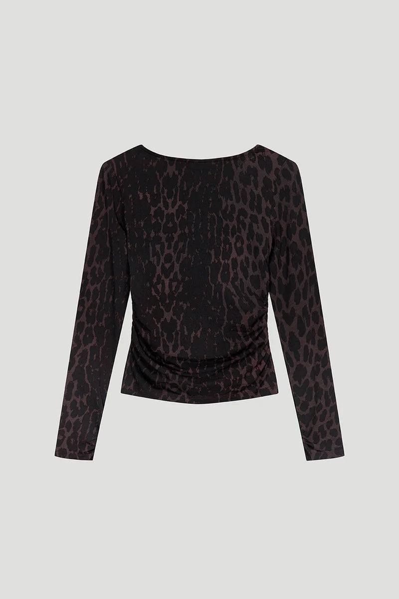 OH APRIL Top "Maeve" leo truffle