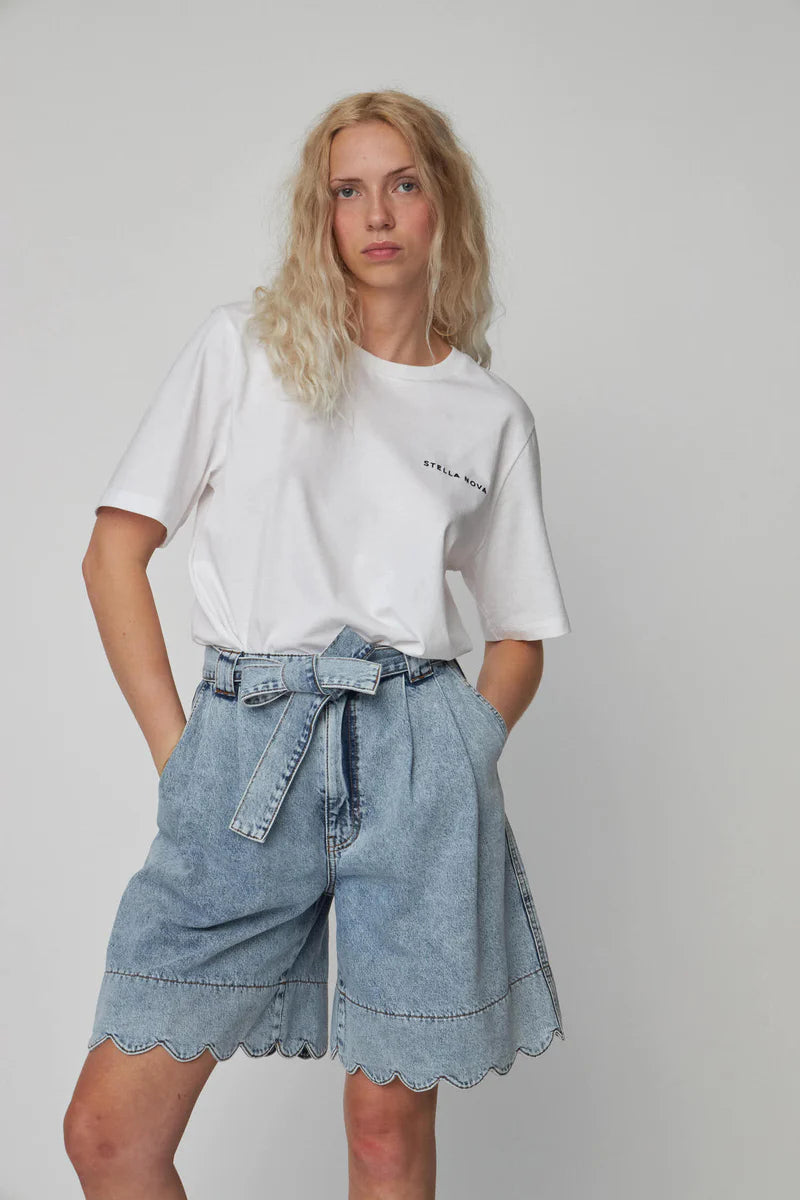 Stella Nova Shorts Moon Washed Denim