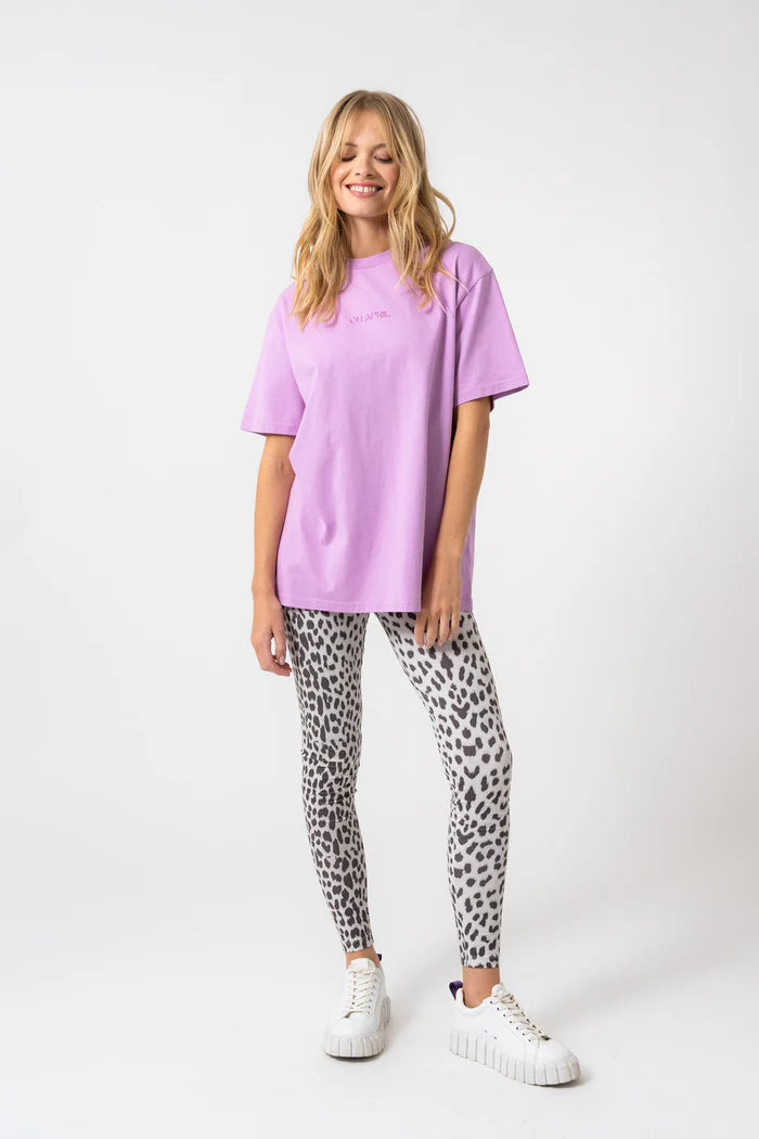 Oh April T-Shirt BF Positive bright lilac