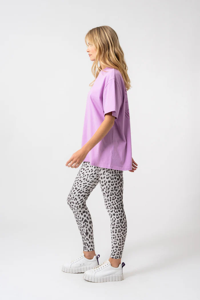 Oh April T-Shirt BF Positive bright lilac