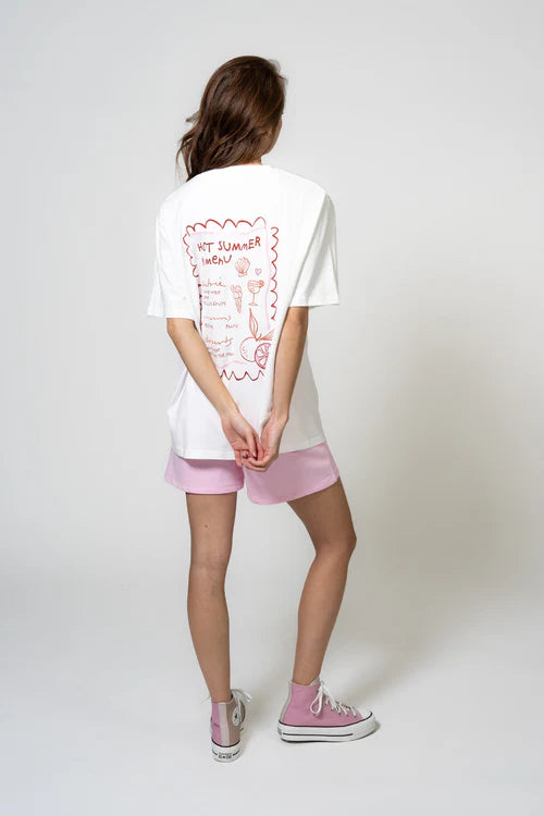 Oh April BF T-Shirt Hot Summer Menu pearl