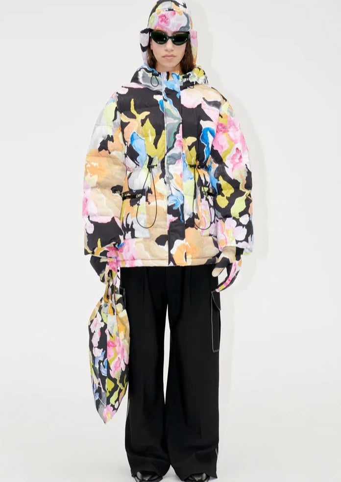 Stine Goya Puffer Jacket Opal Artistic Floral – Sestra Store