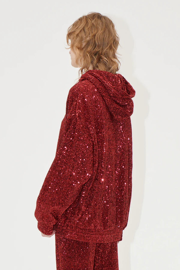 Stine Goya Oversize Hoodie - Bordeaux