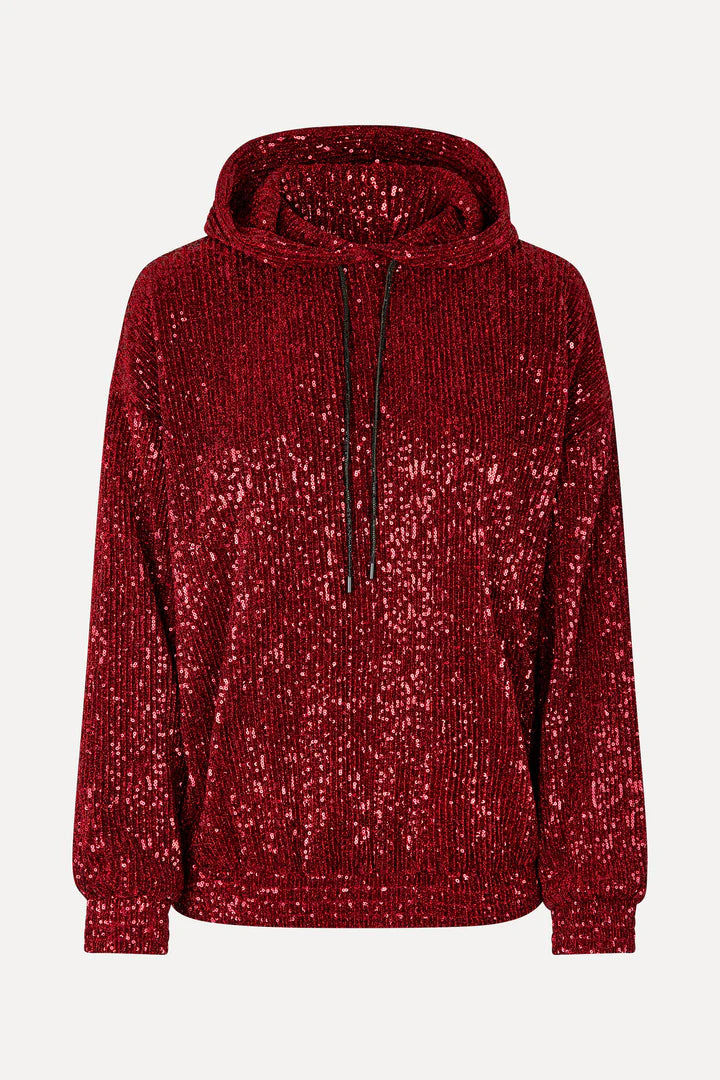 Stine Goya Oversize Hoodie - Bordeaux