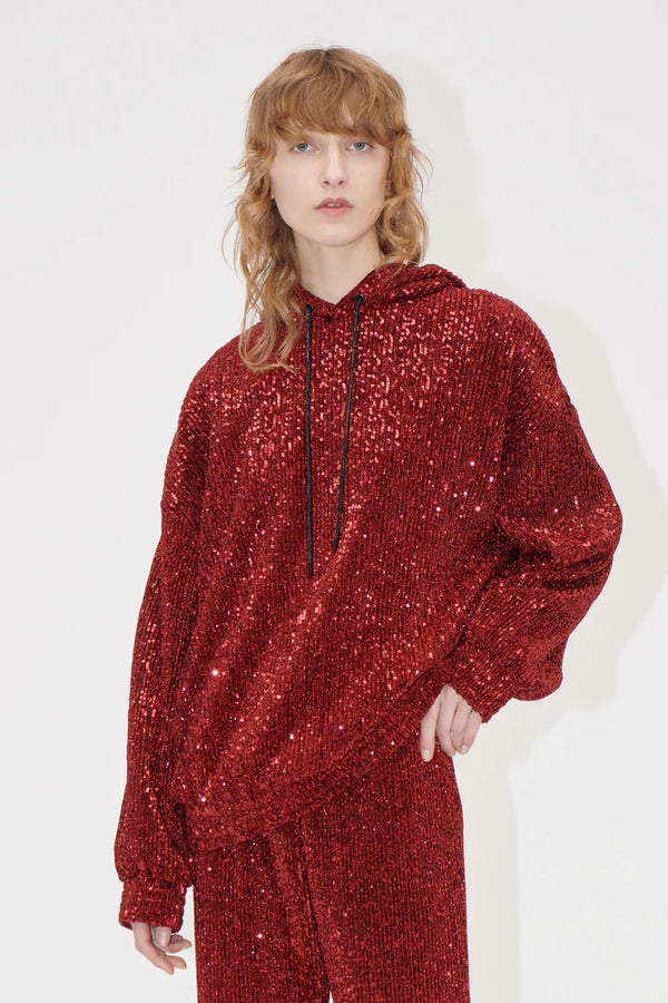 Stine Goya Oversize Hoodie - Bordeaux