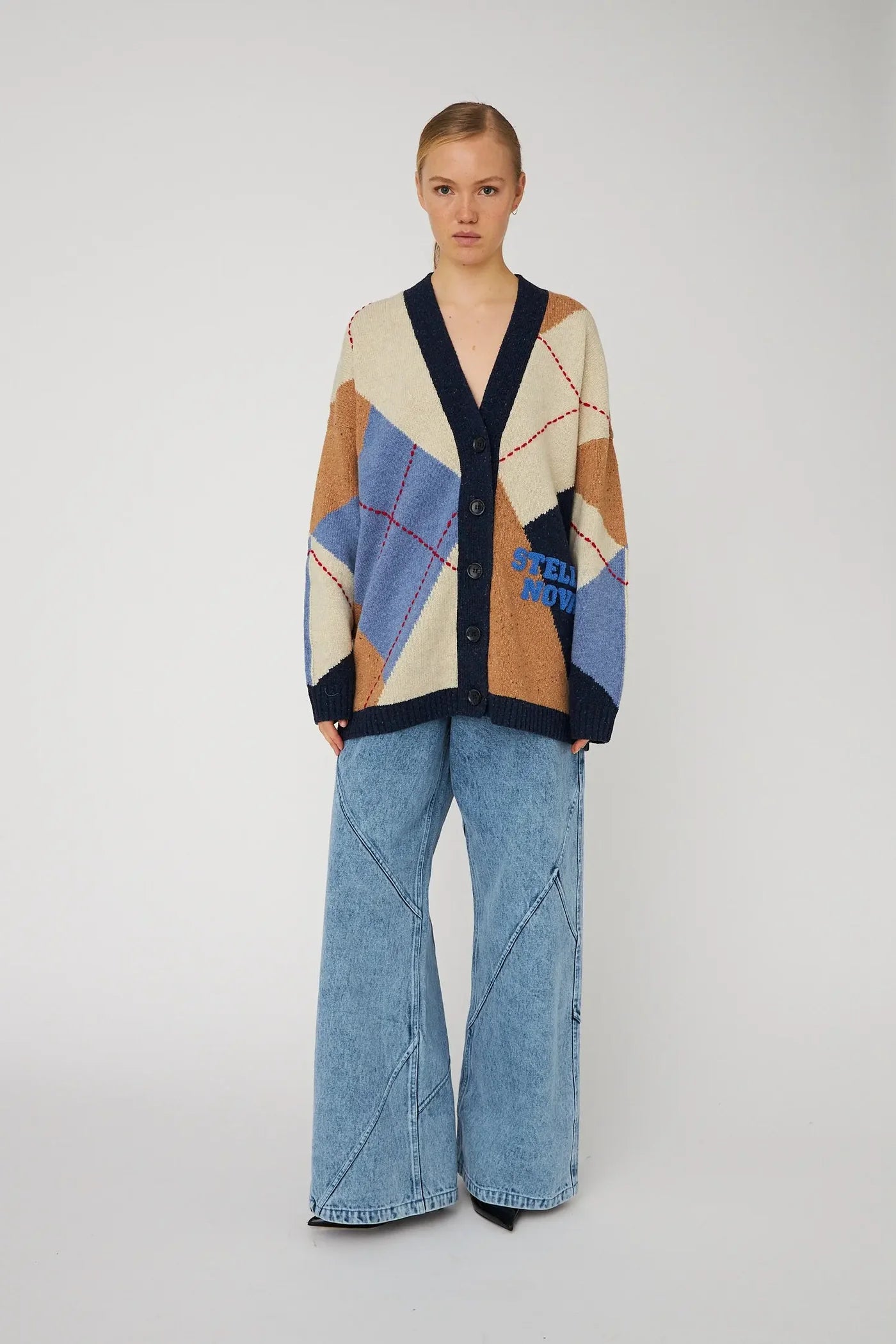 STELLA NOVA Cardigan Blue Sea