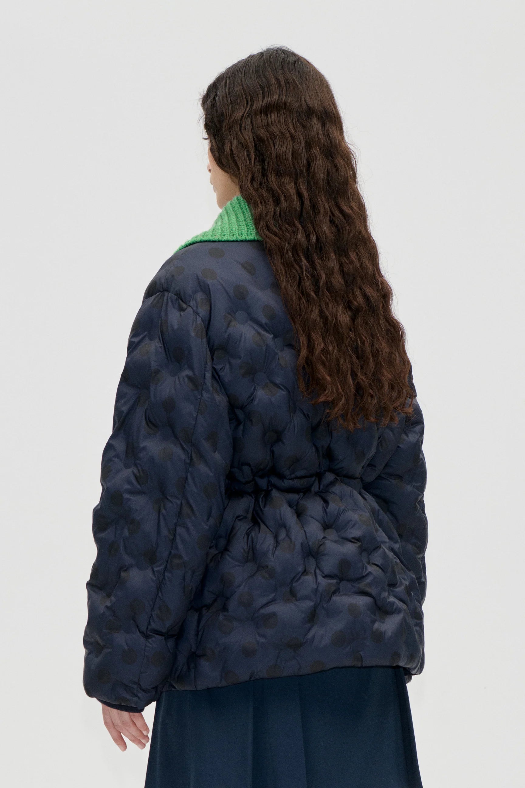 STINE GOYA Jacket "Polka" navy